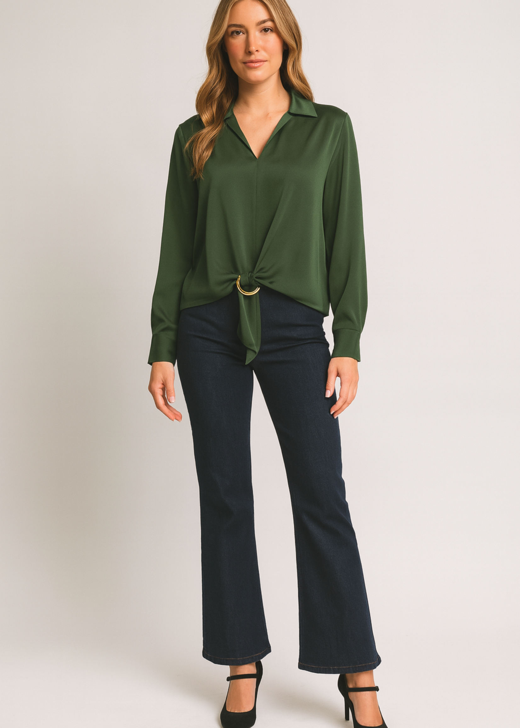 Buckle blouse +3 colors