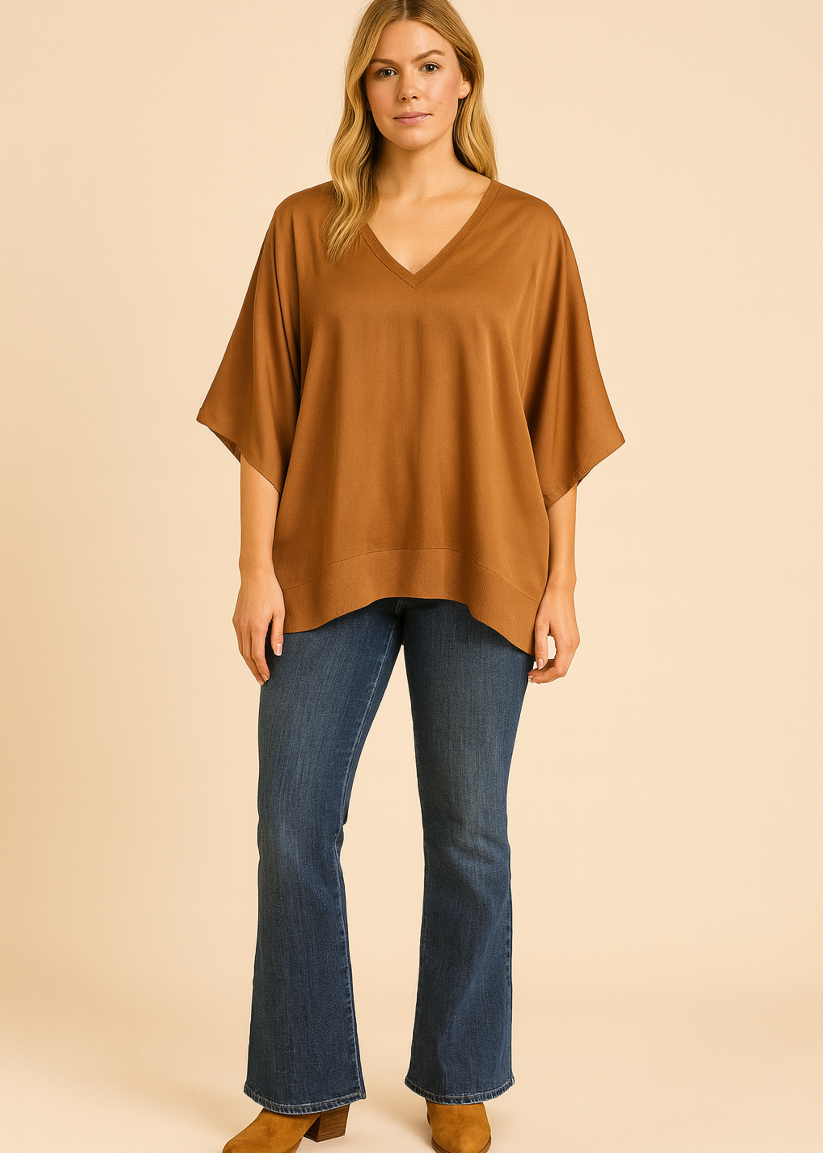 Satin band bottom blouse +4 colors