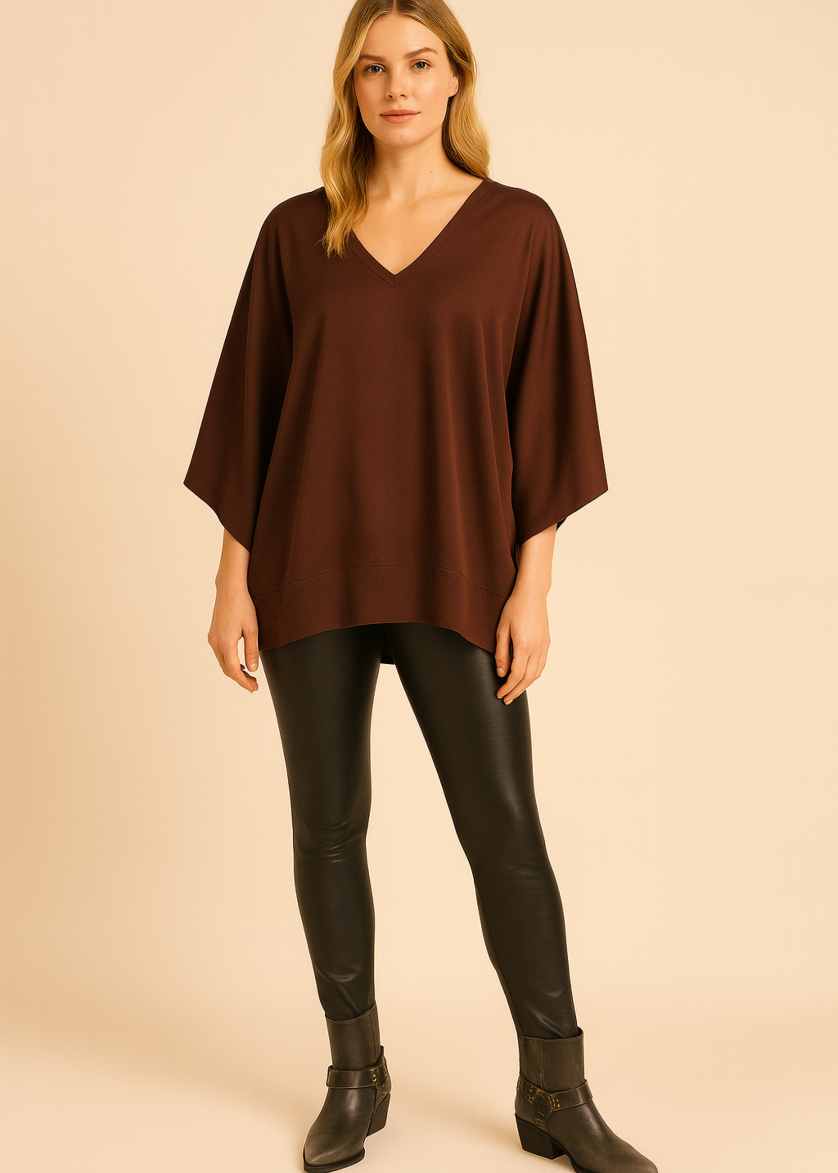 Satin band bottom blouse +4 colors