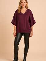 Satin band bottom blouse +4 colors