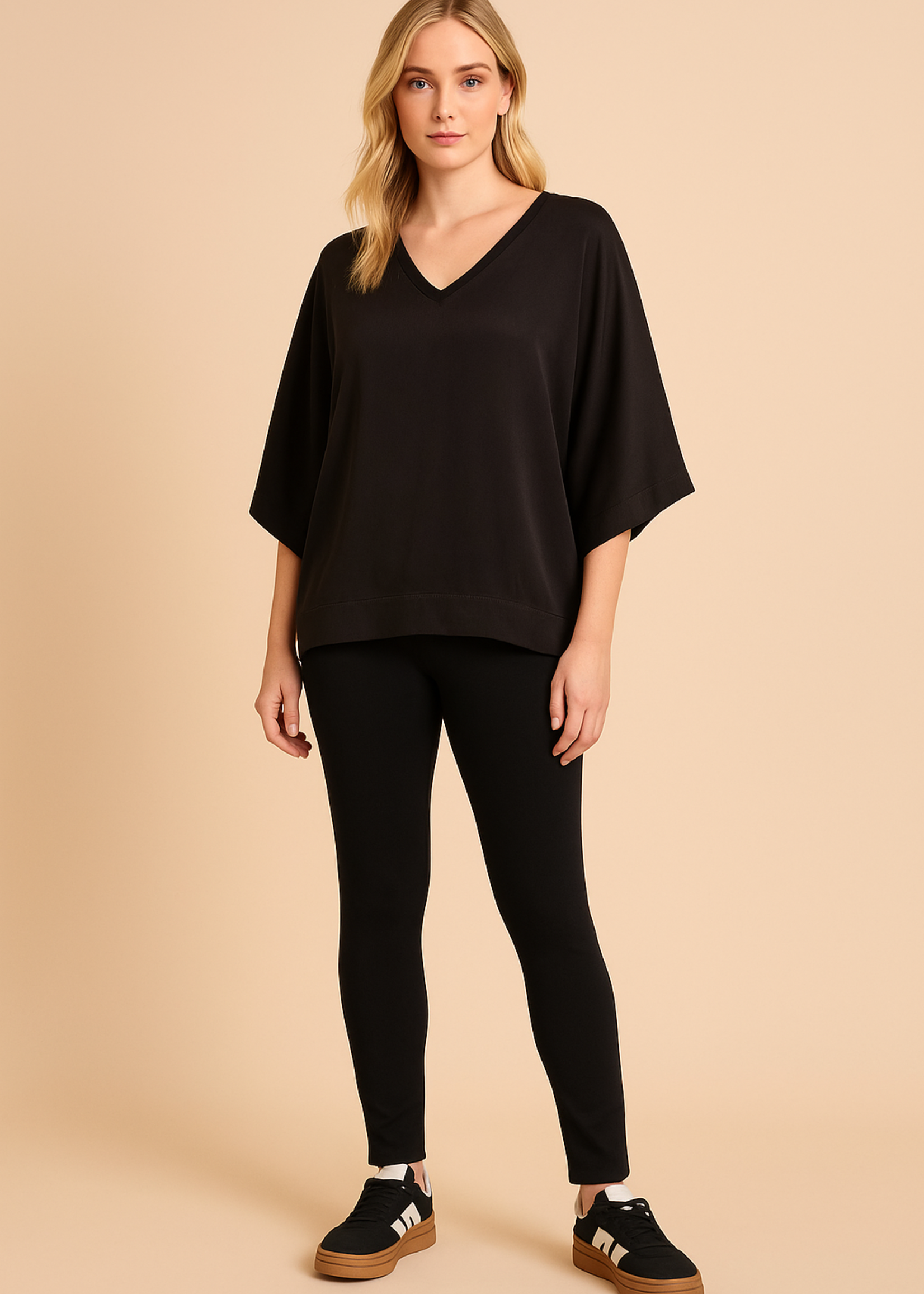 Satin band bottom blouse +4 colors