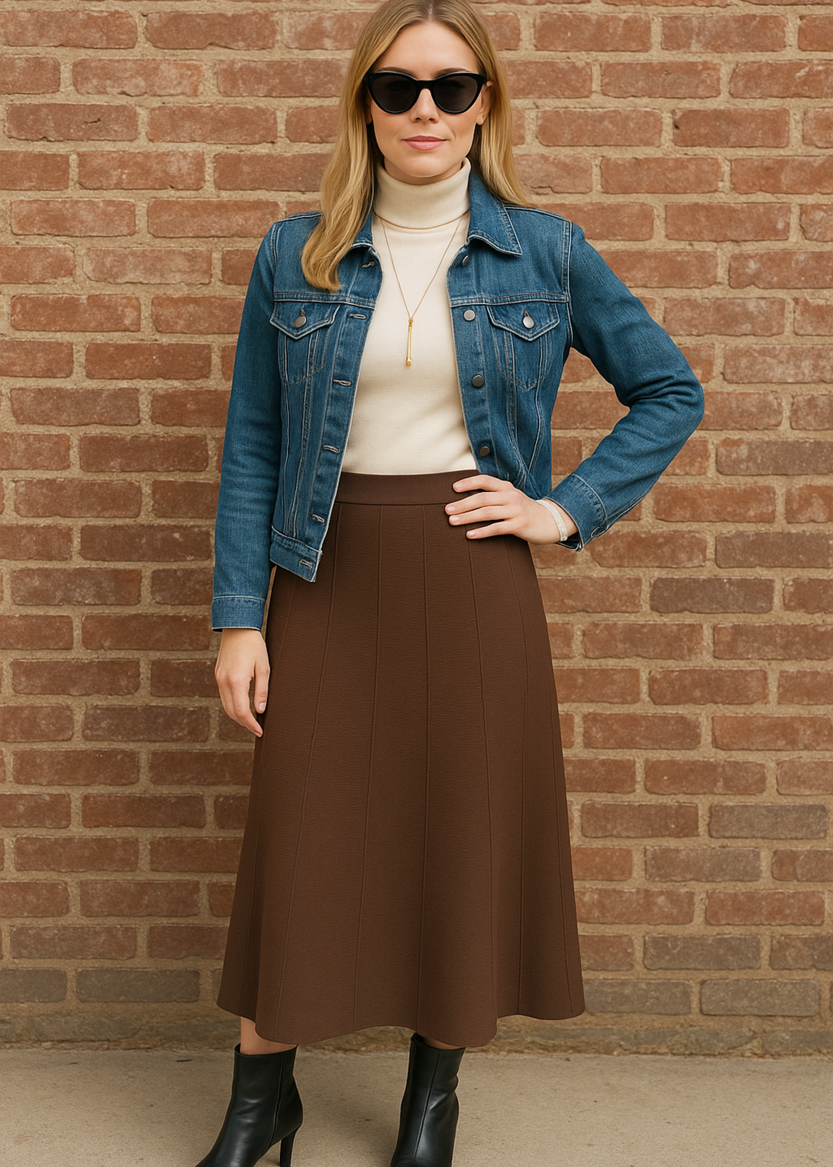 Long knit skirt +3 colors