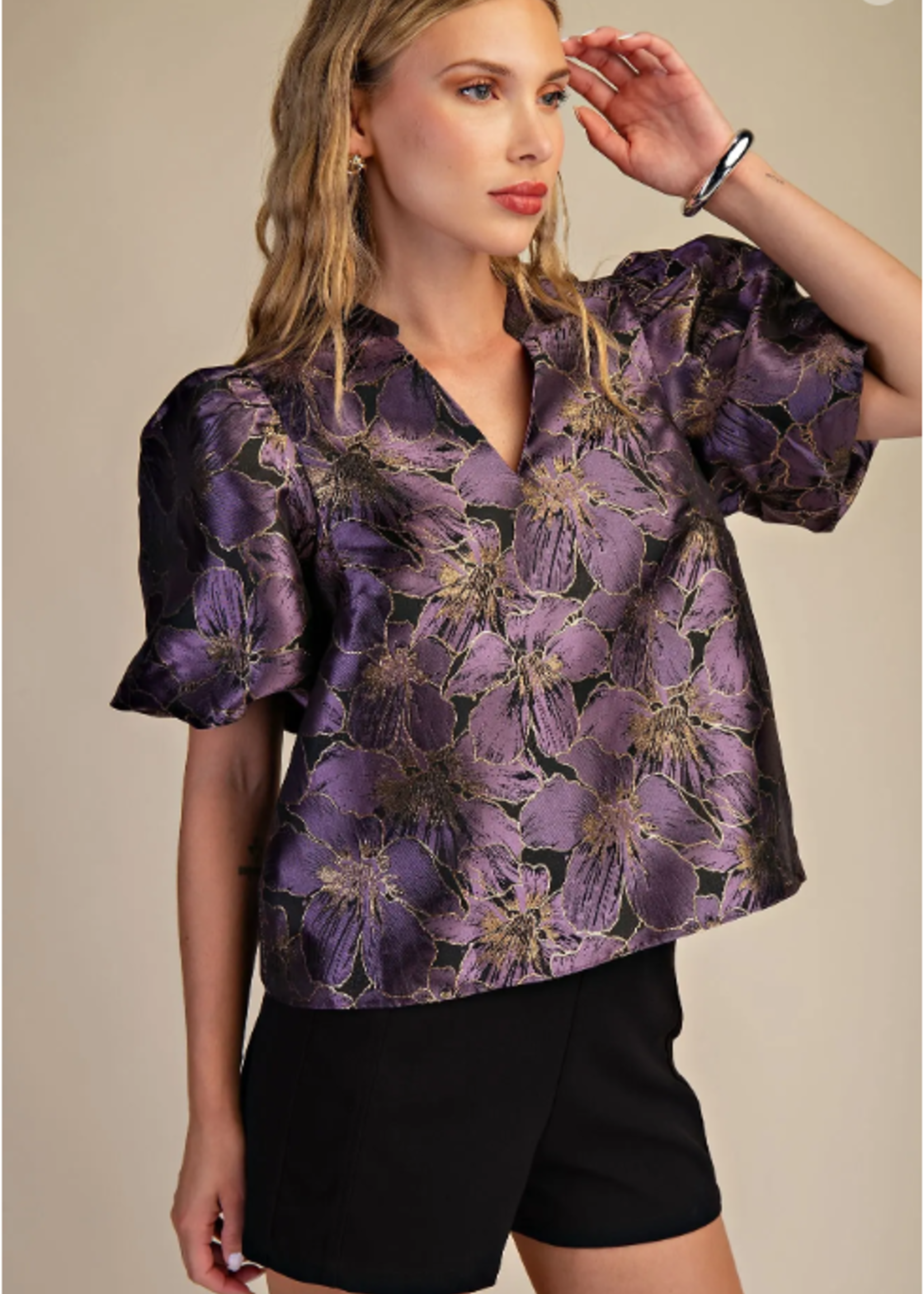 Print blouse