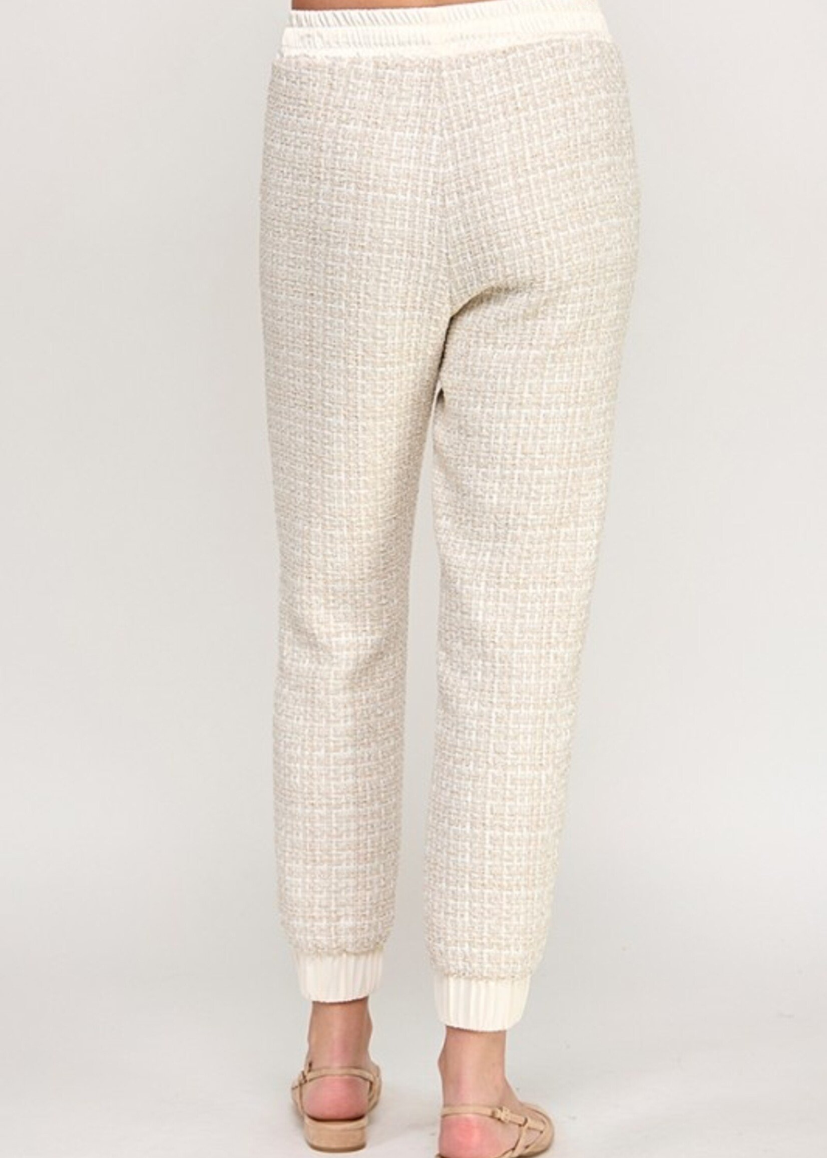 Tweed joggers