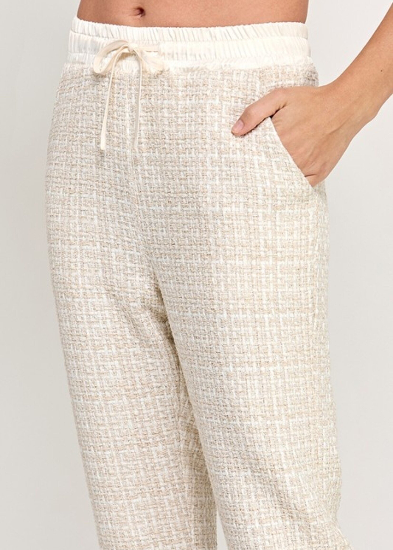 Tweed joggers