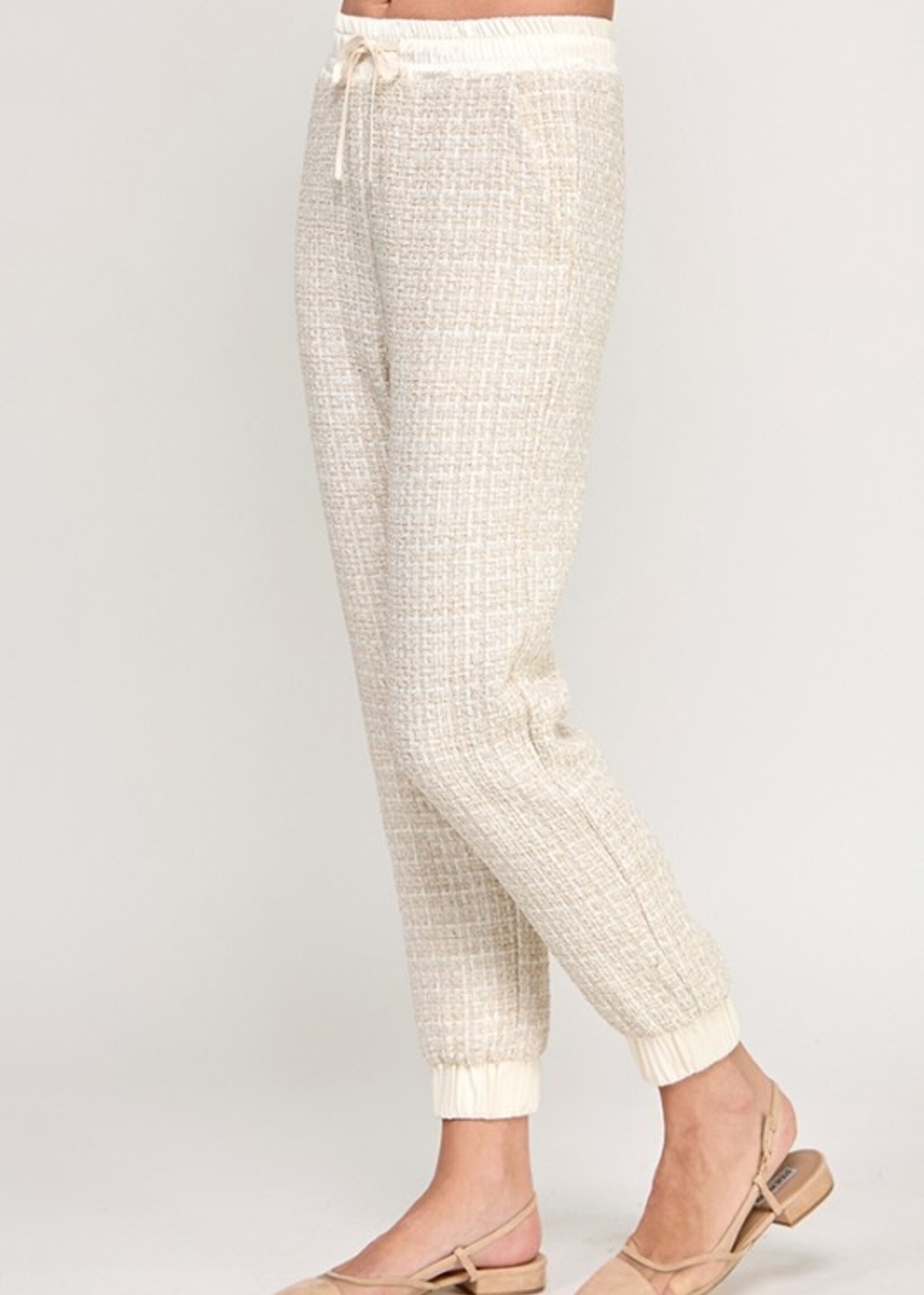 Tweed joggers