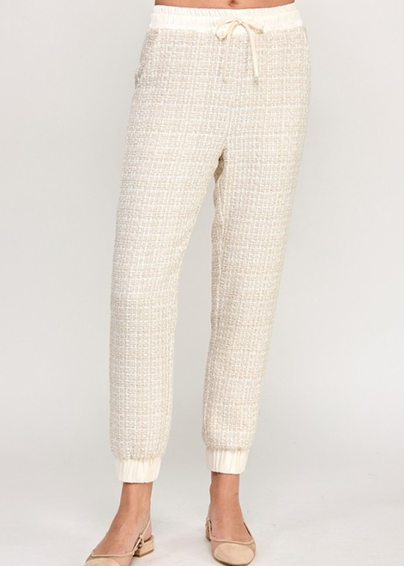 Tweed joggers