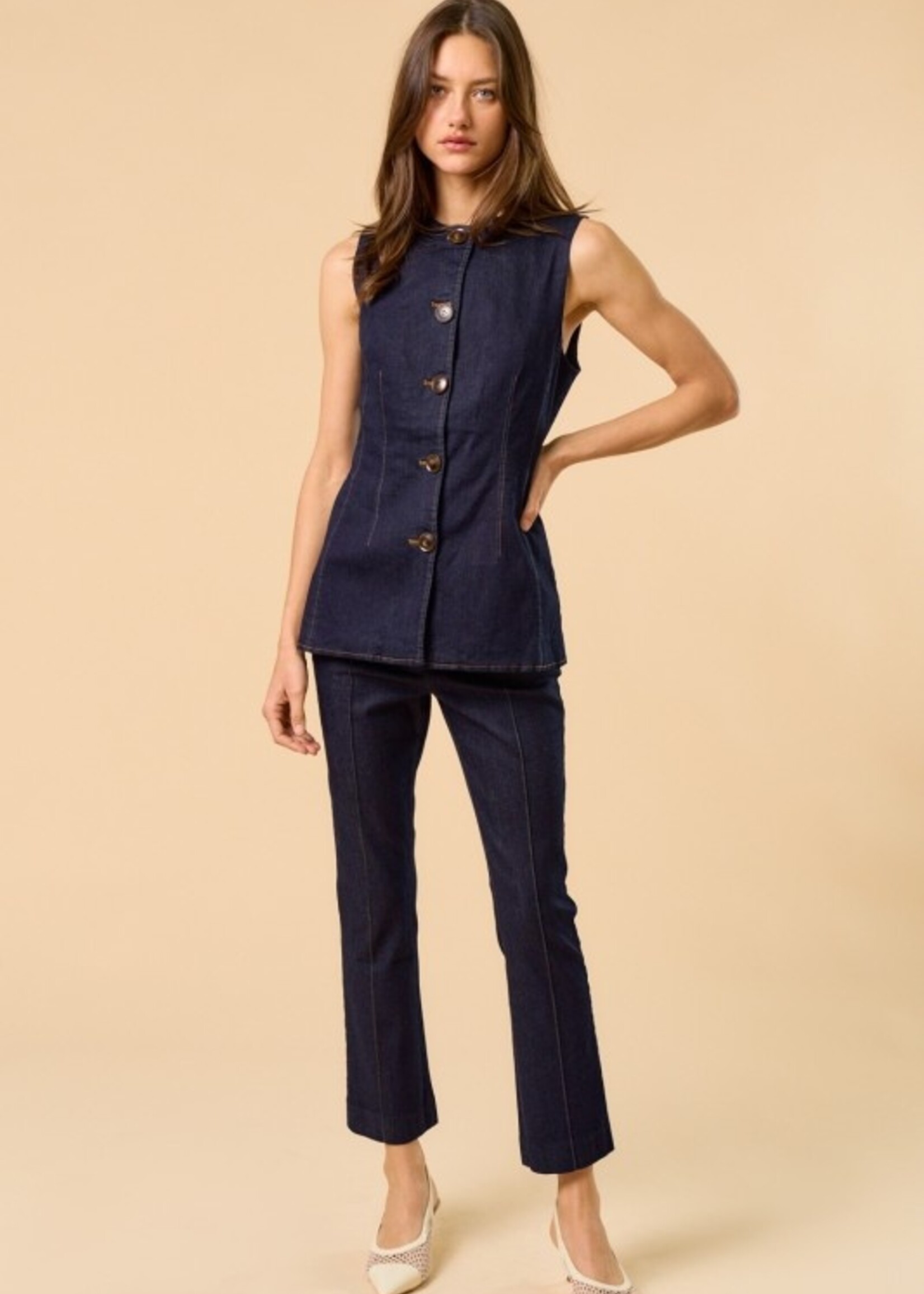 Denim skinny trouser