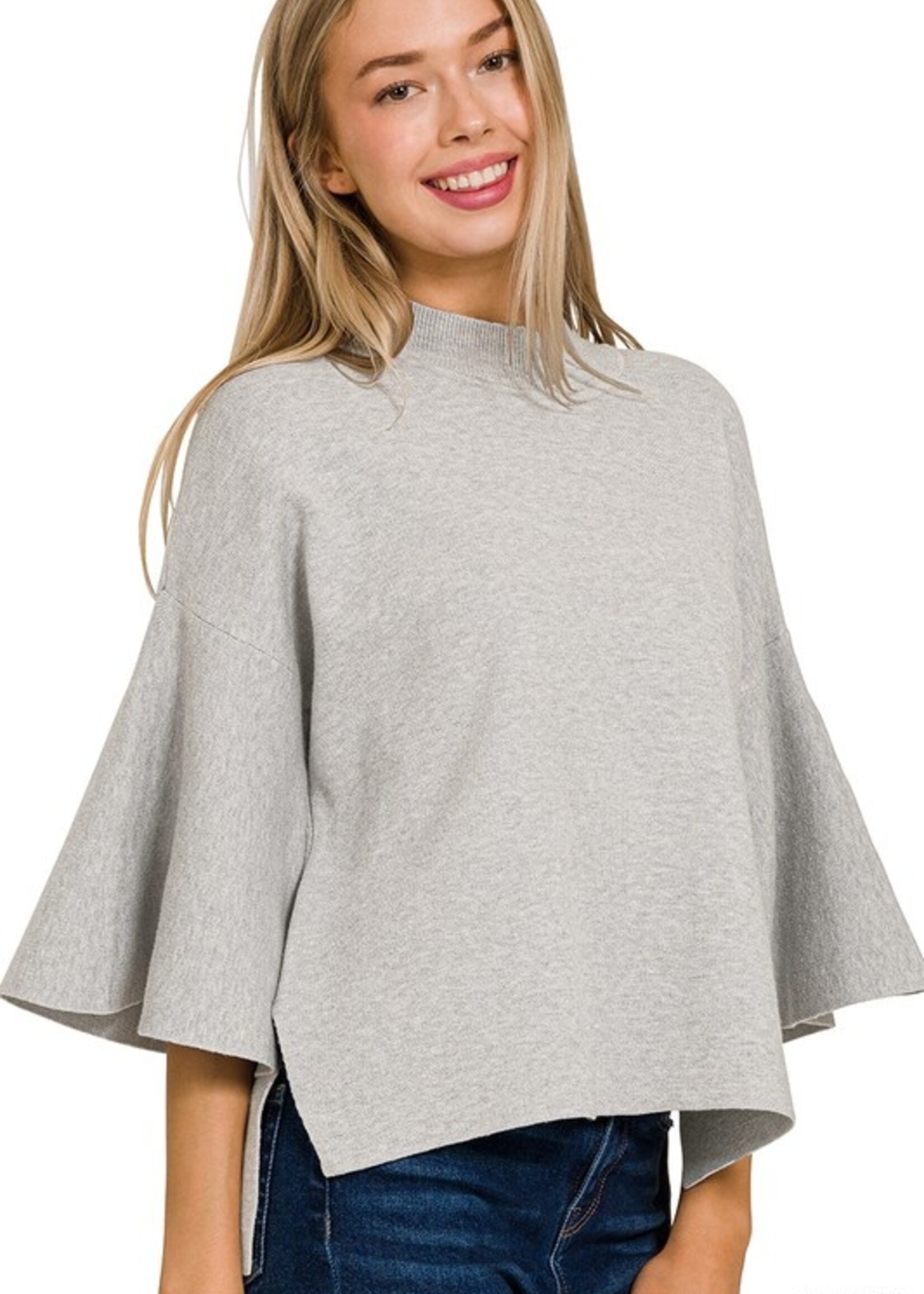 Bell sleeve sweater +4 colors