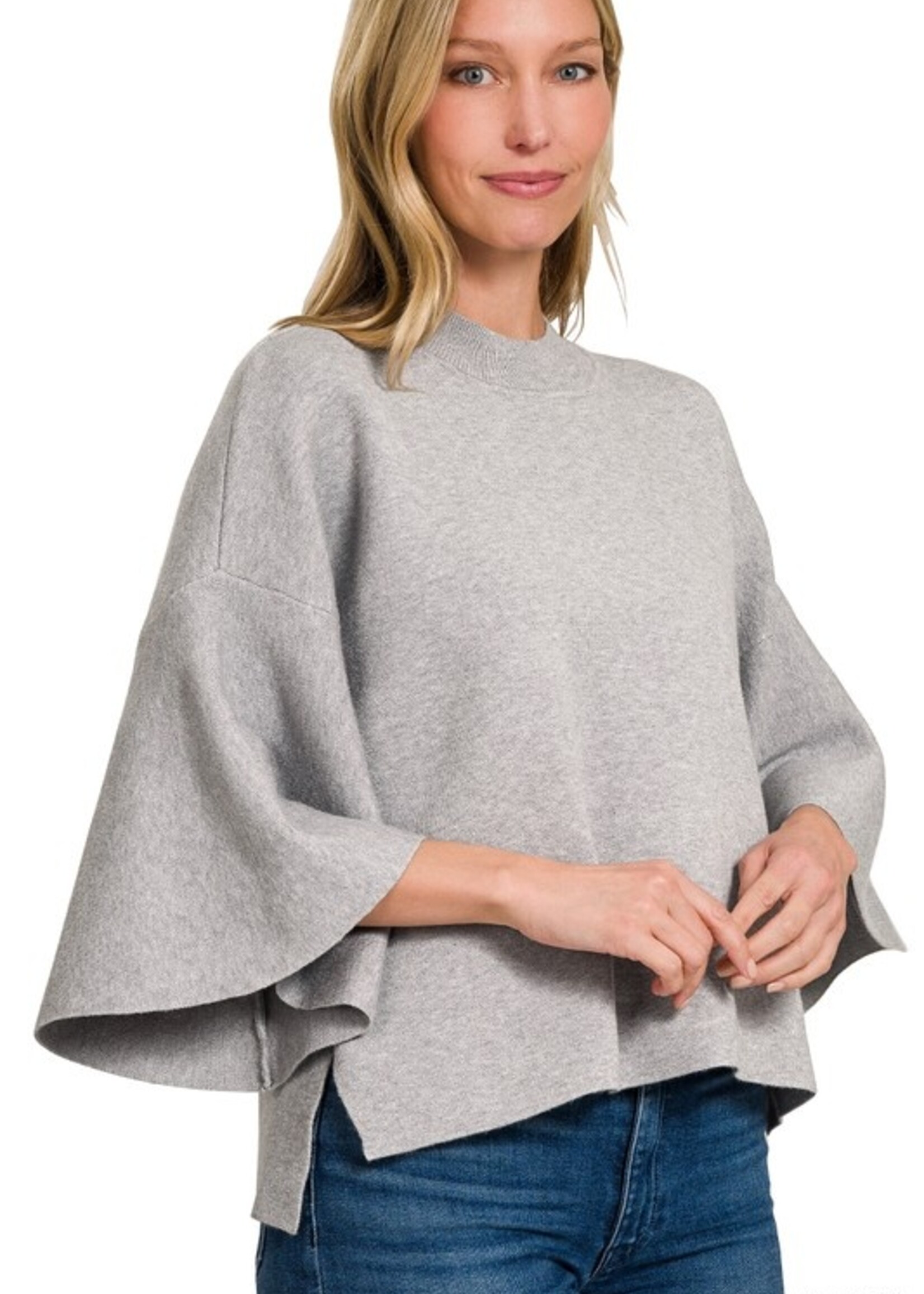 Bell sleeve sweater +4 colors