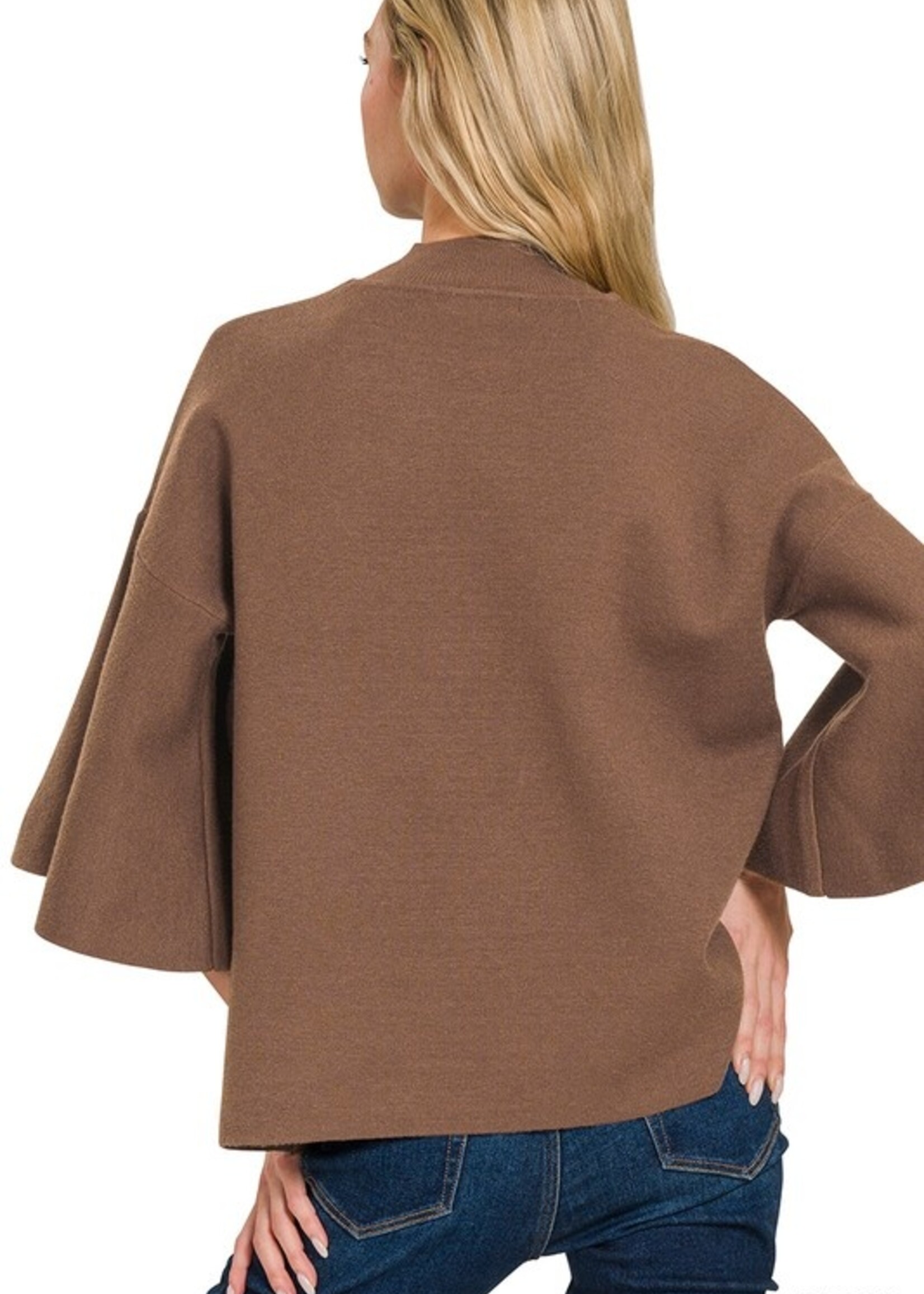 Bell sleeve sweater +4 colors