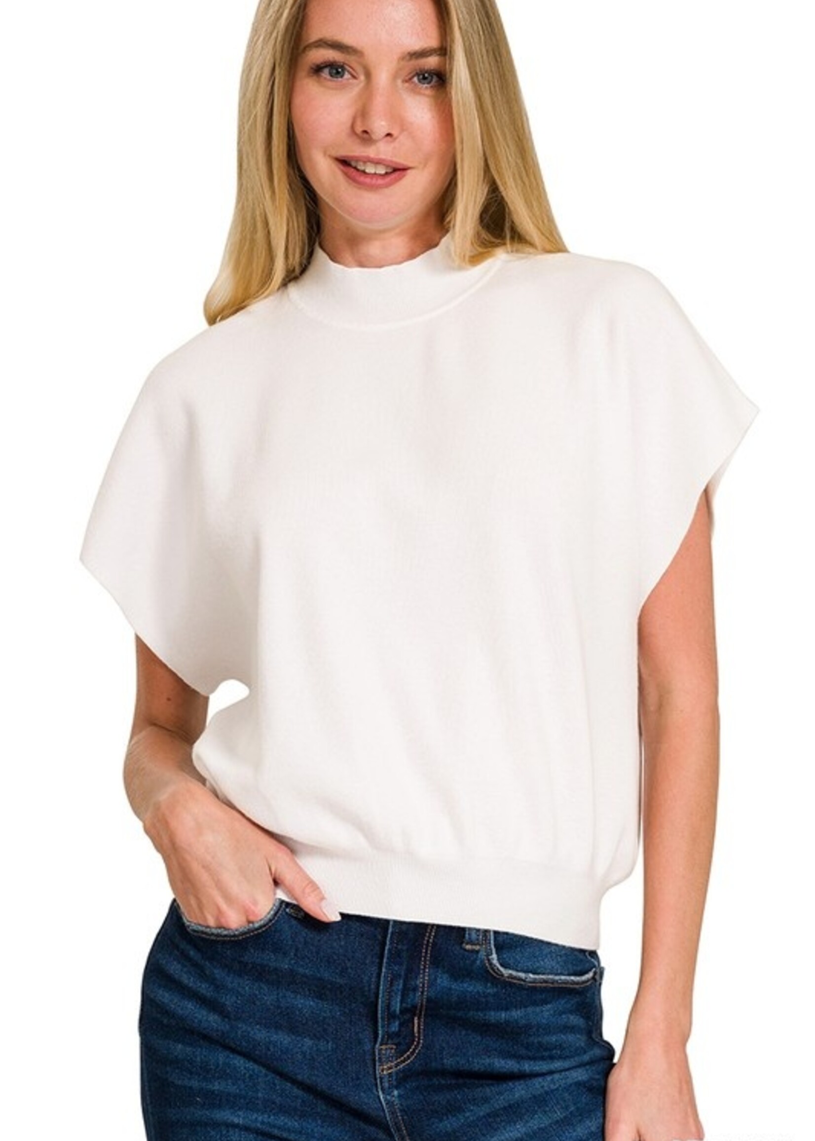 Dolman mock neck top +5 colors