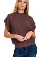 Dolman mock neck top +5 colors