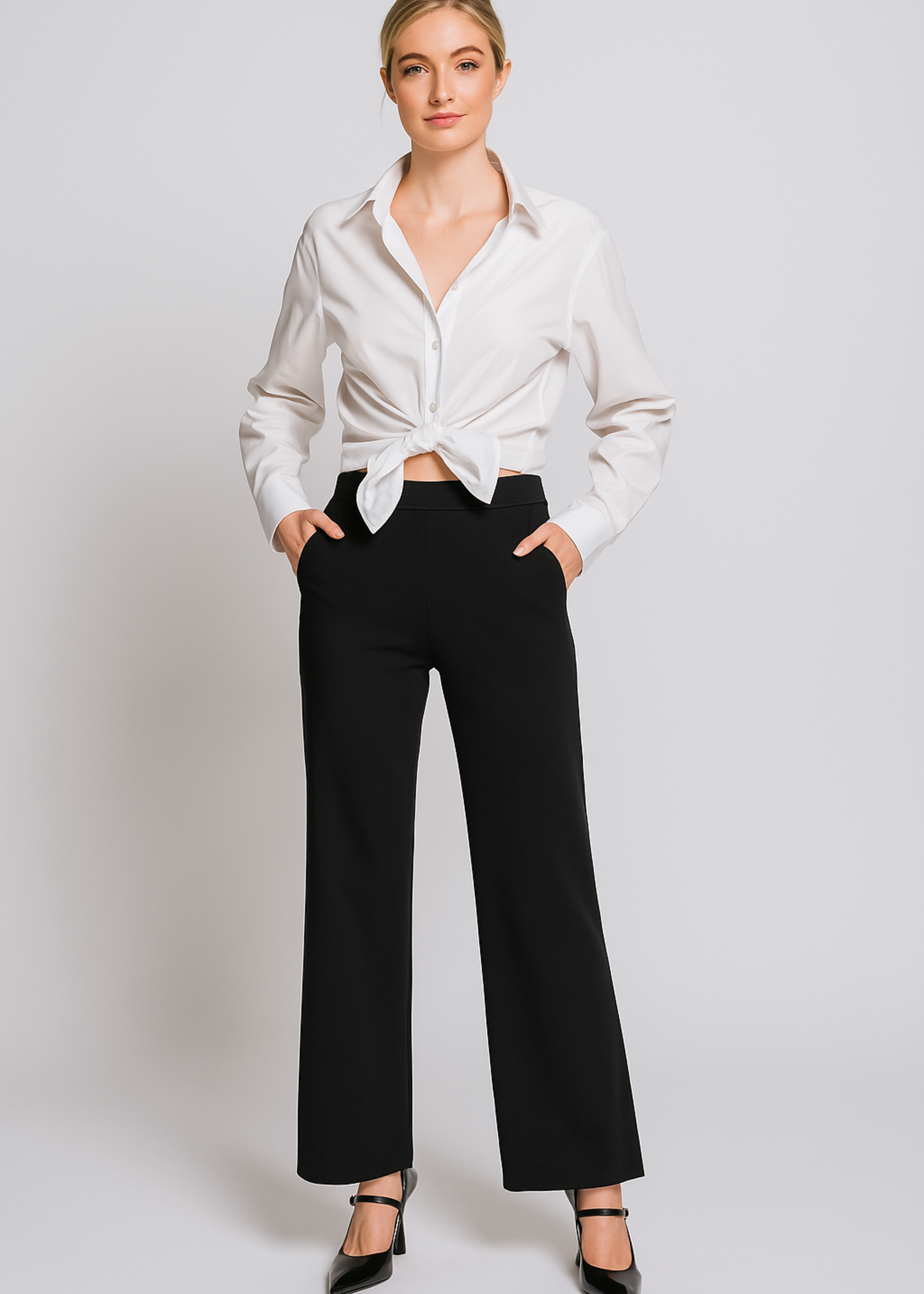 Ponte wide leg trouser +2 colors