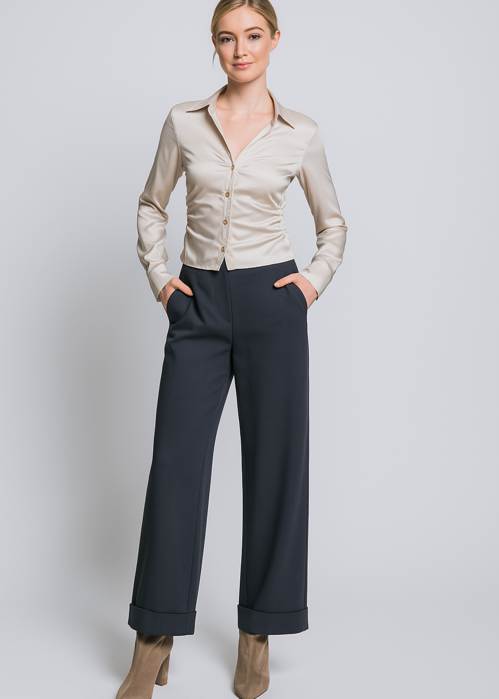 Ponte wide leg trouser +2 colors