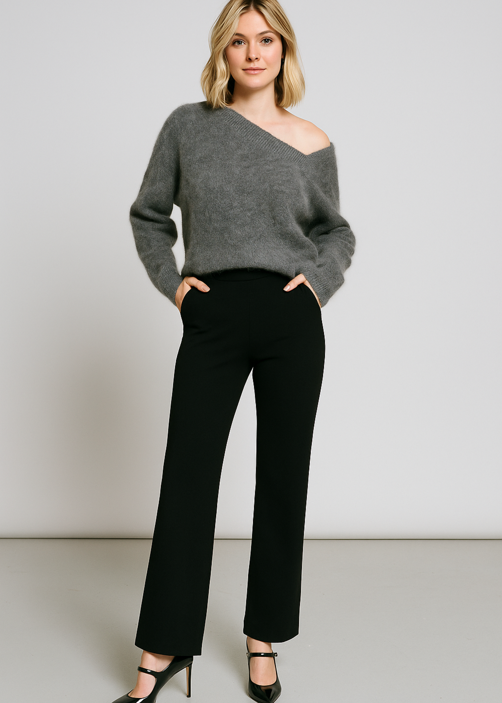 Ponte wide leg trouser +2 colors