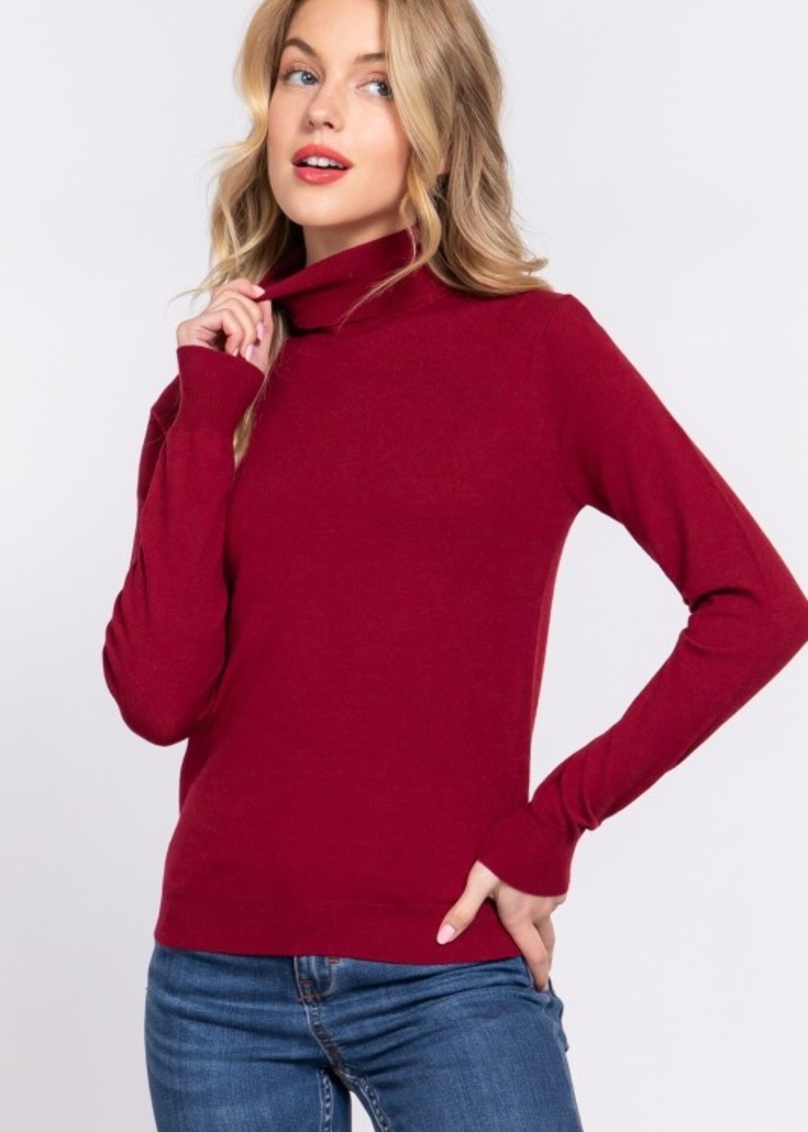 Turtleneck top +5 colors