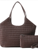 Leather tote