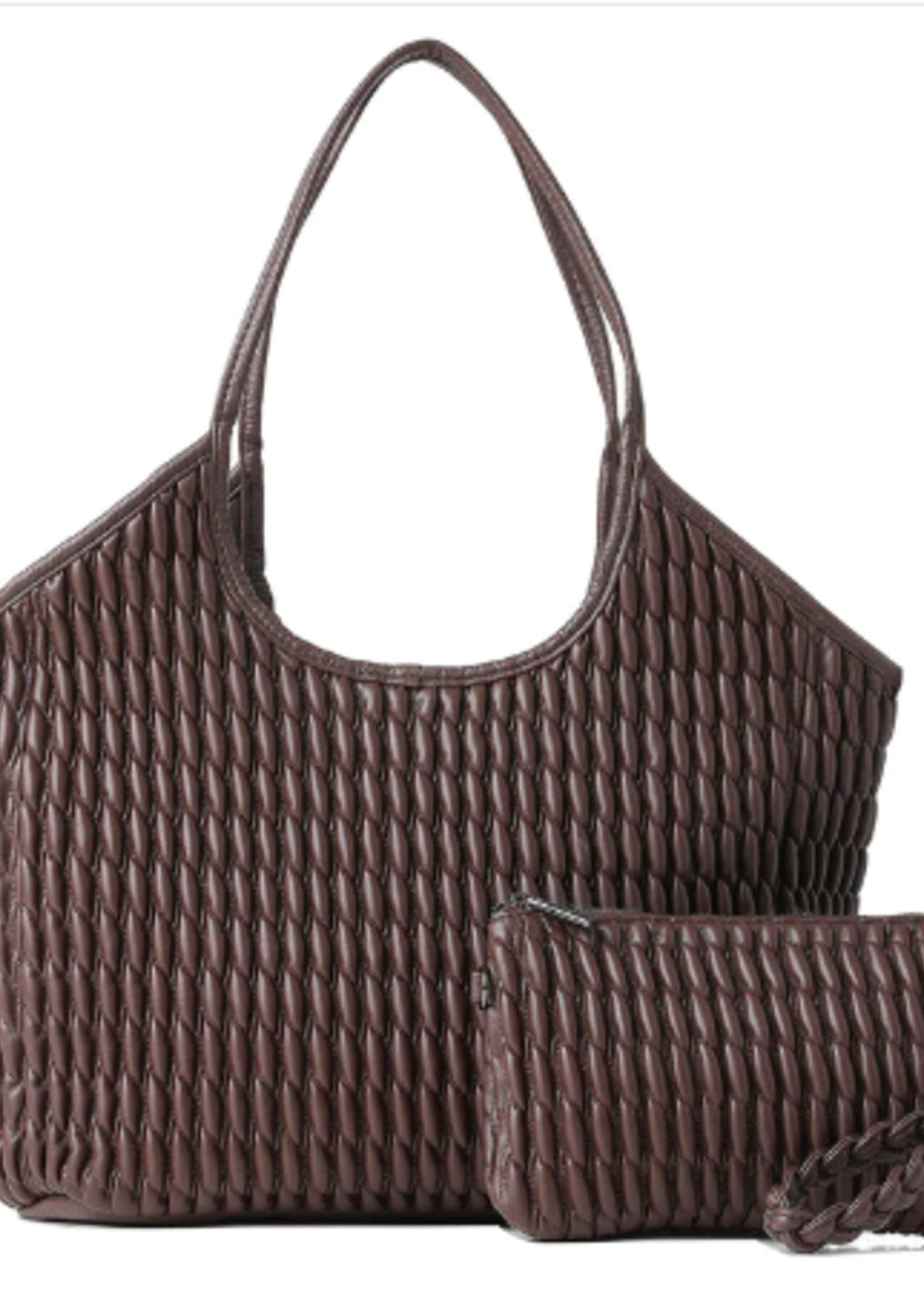 Leather tote