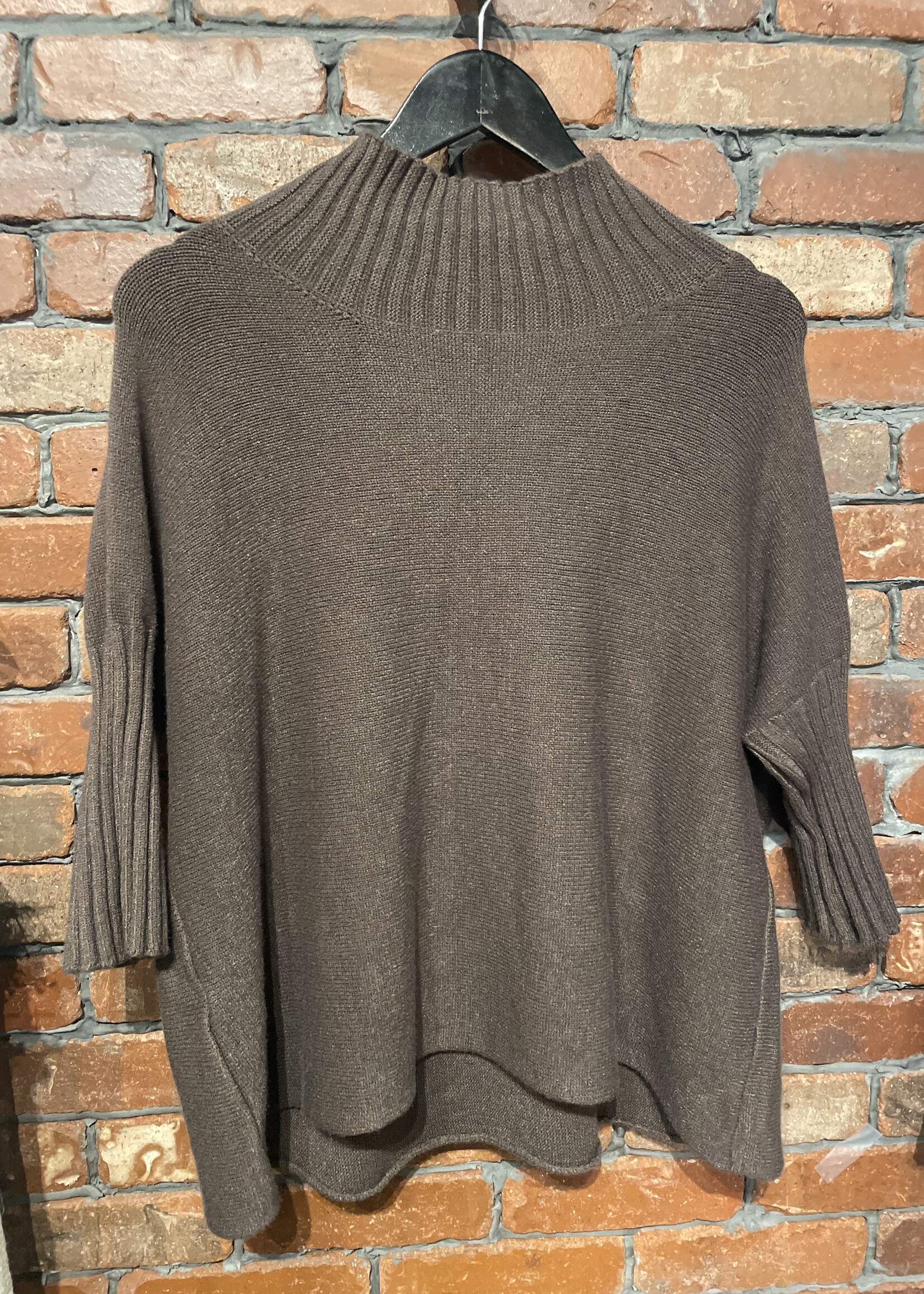Ribbed sleeve mock neck +6 colors