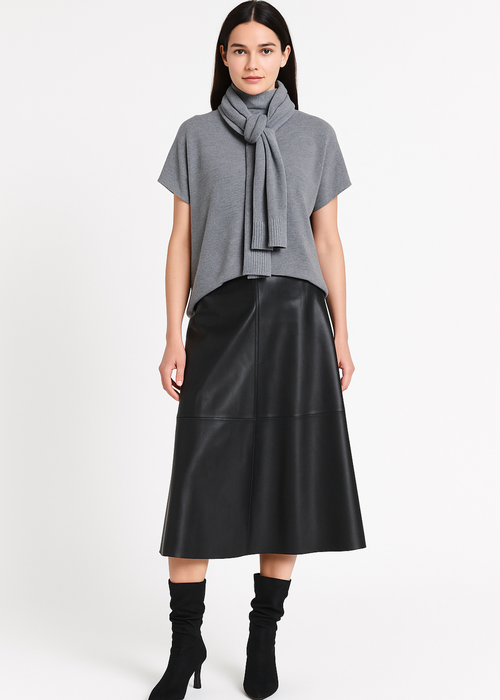Sweater with scarf +3 colors