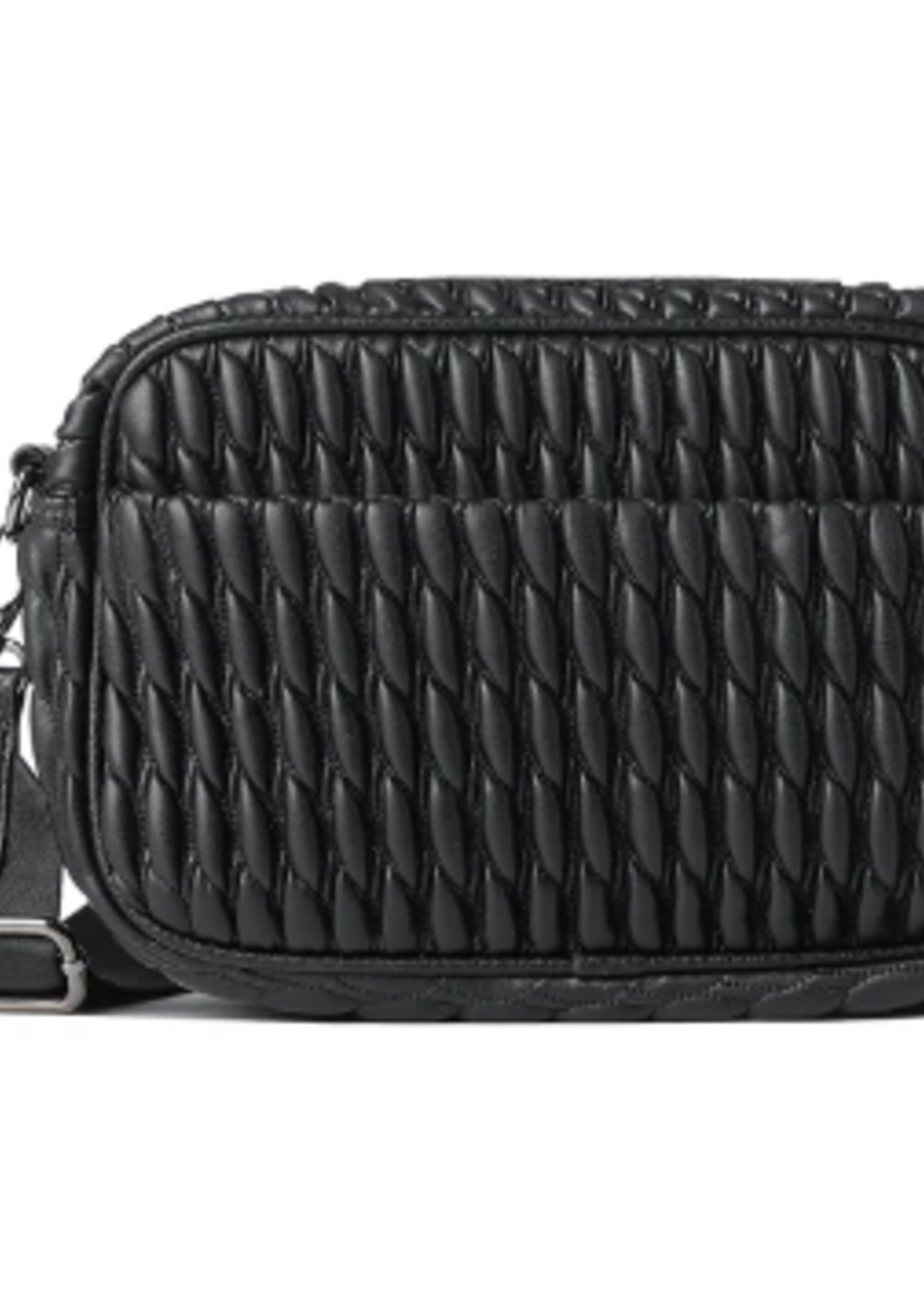 Black puckered bag