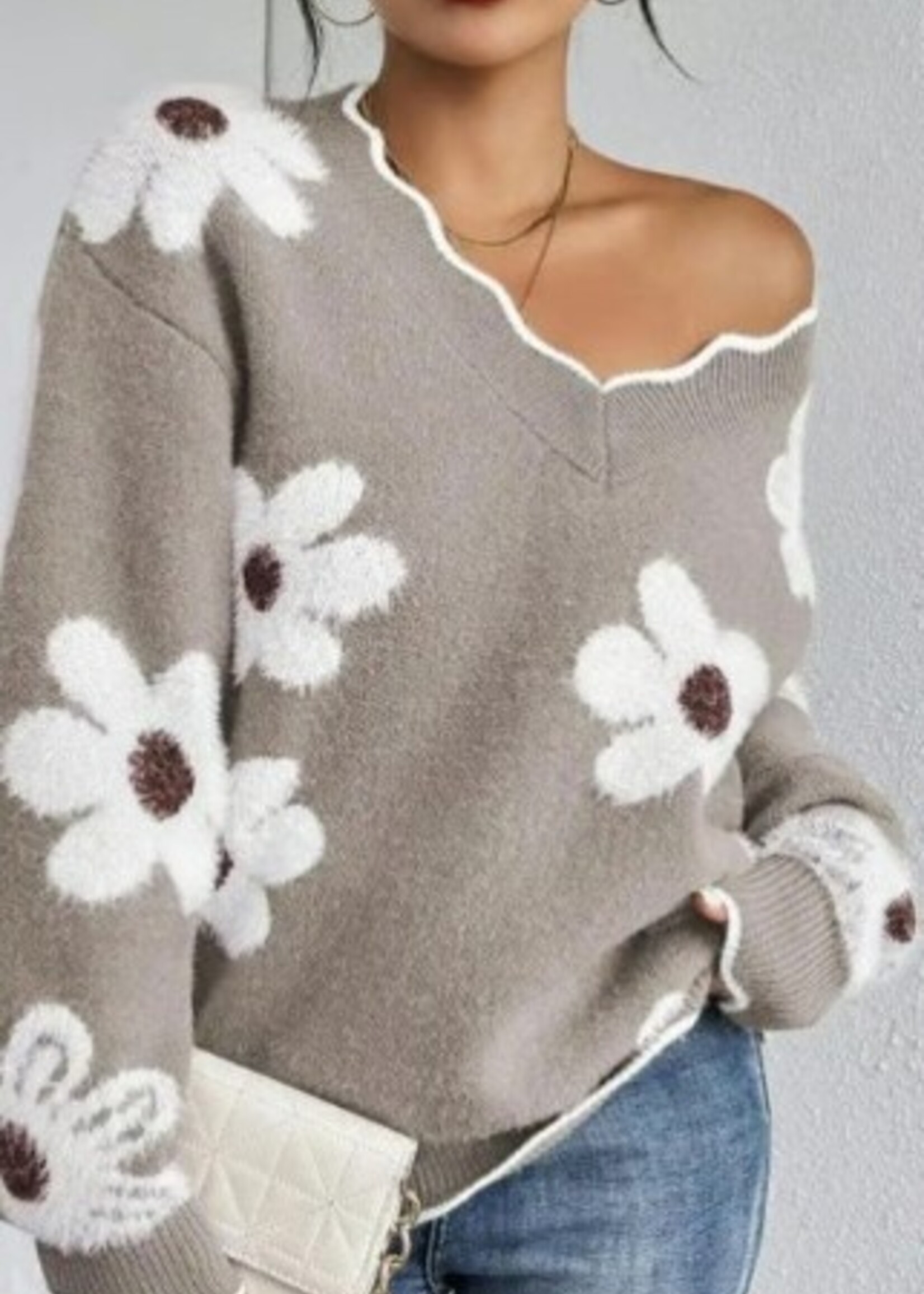 Flower sweater +2 colors