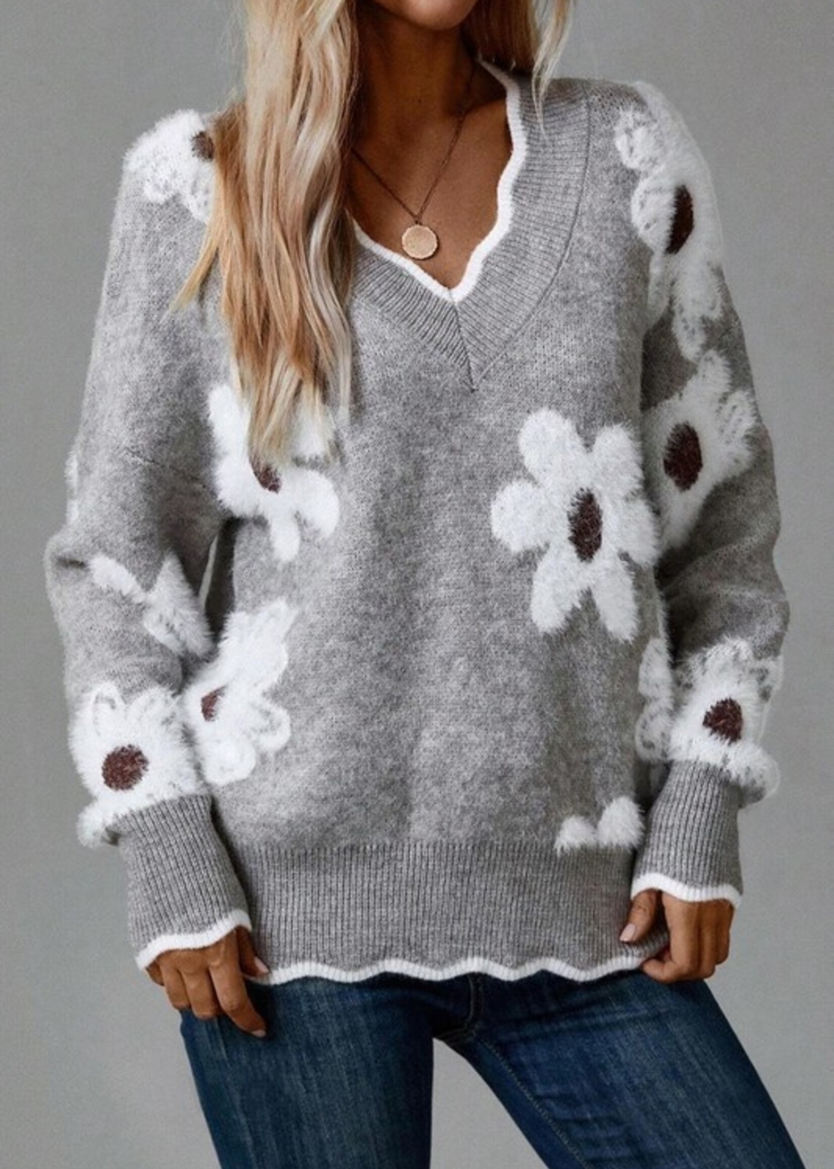 Flower sweater +2 colors