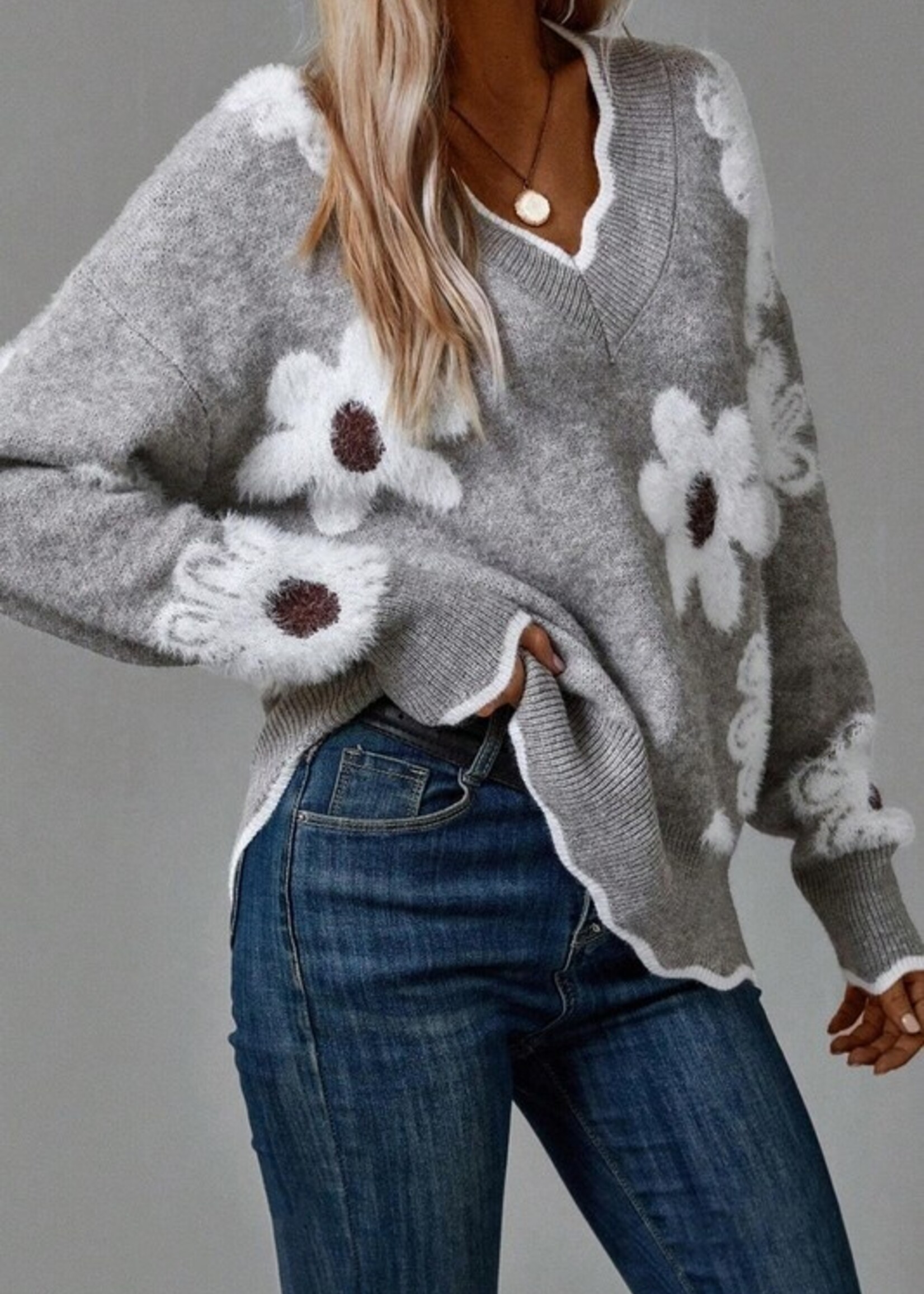 Flower sweater +2 colors