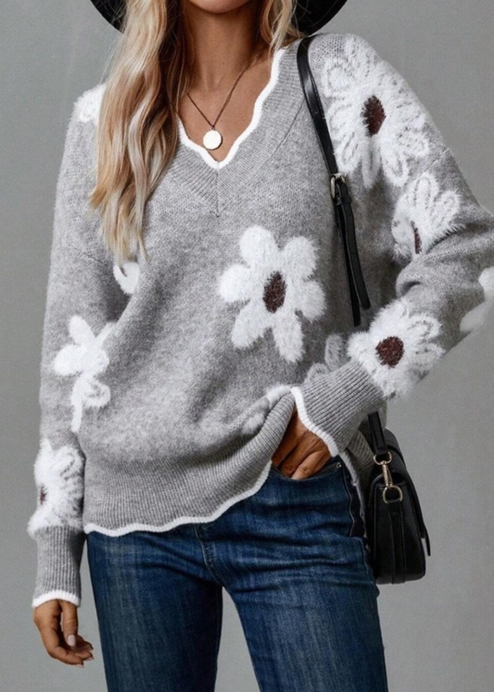 Flower sweater +2 colors