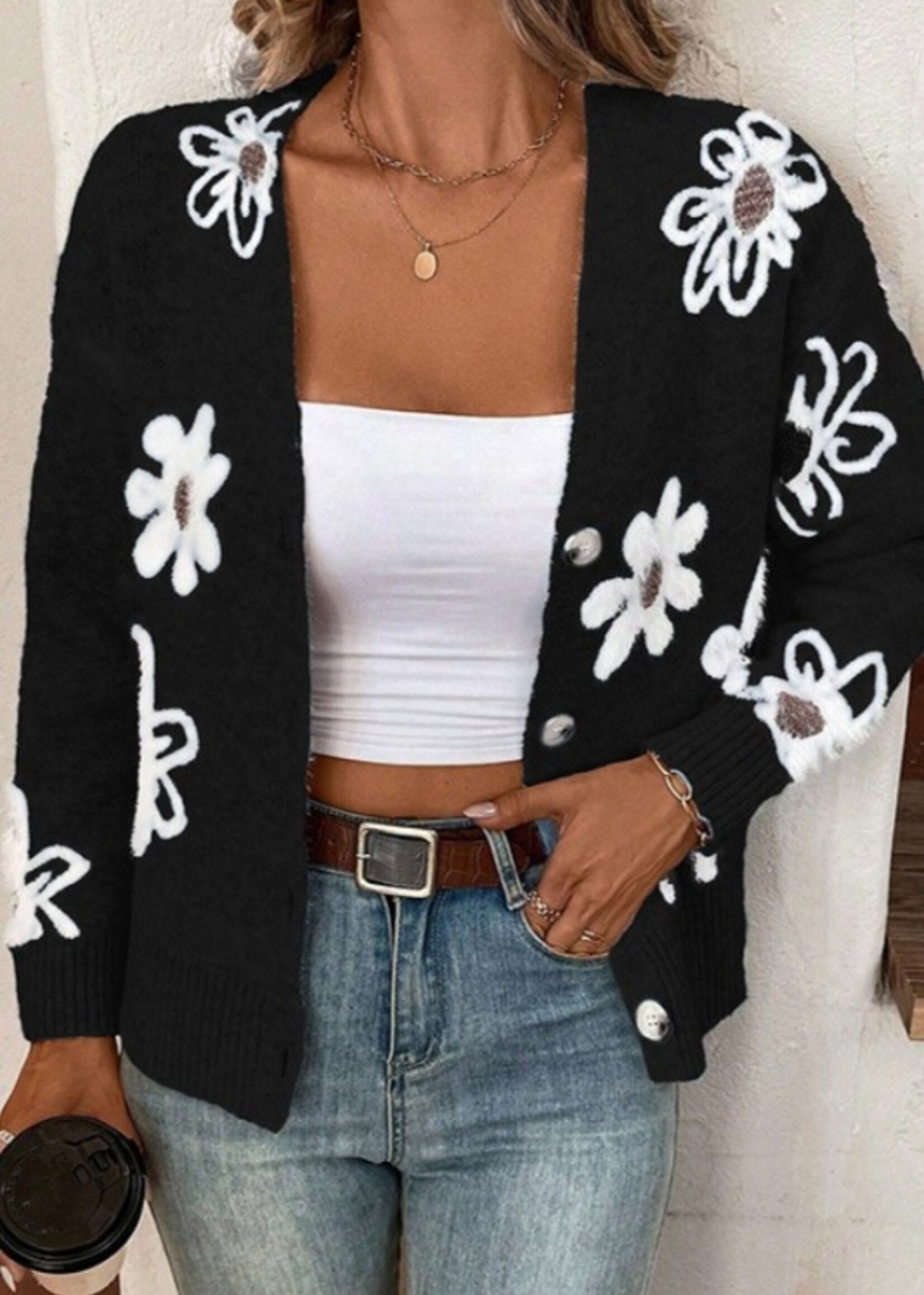 Flower cardigan