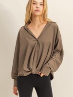 Front tuck blouse +2 colors
