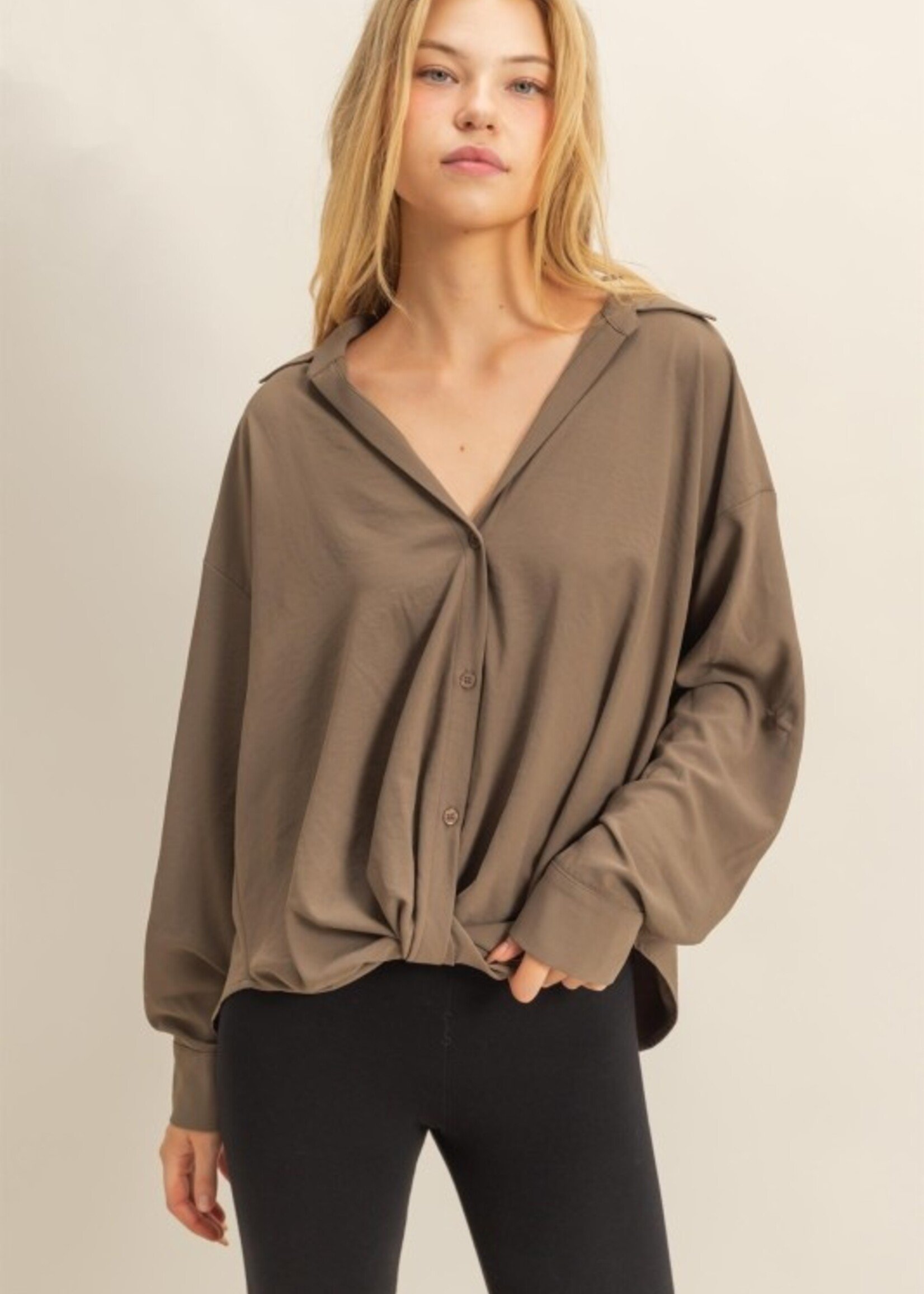 Front tuck blouse +2 colors