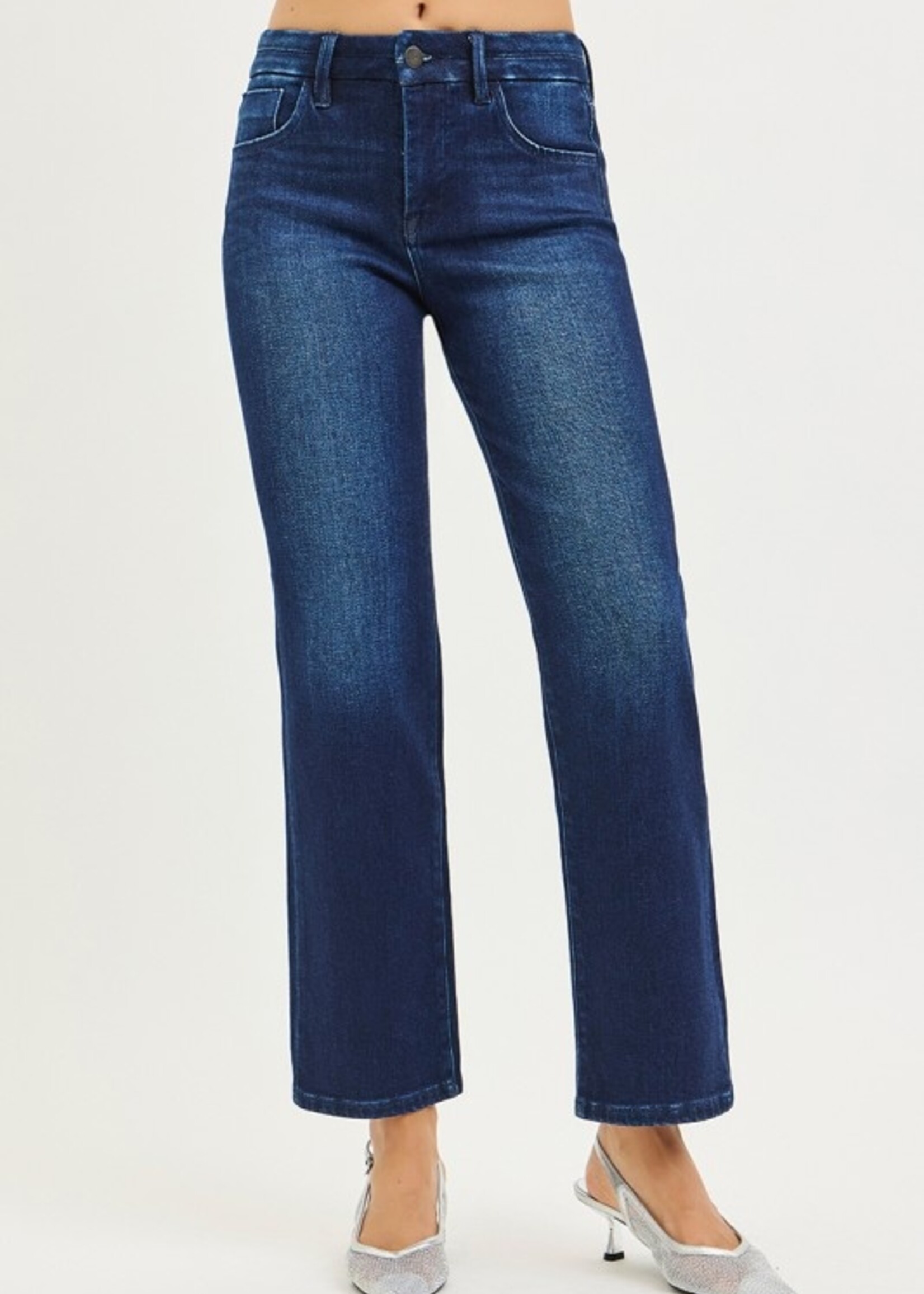 Hi rise straight leg