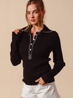 Contrast stitch top +3 colors