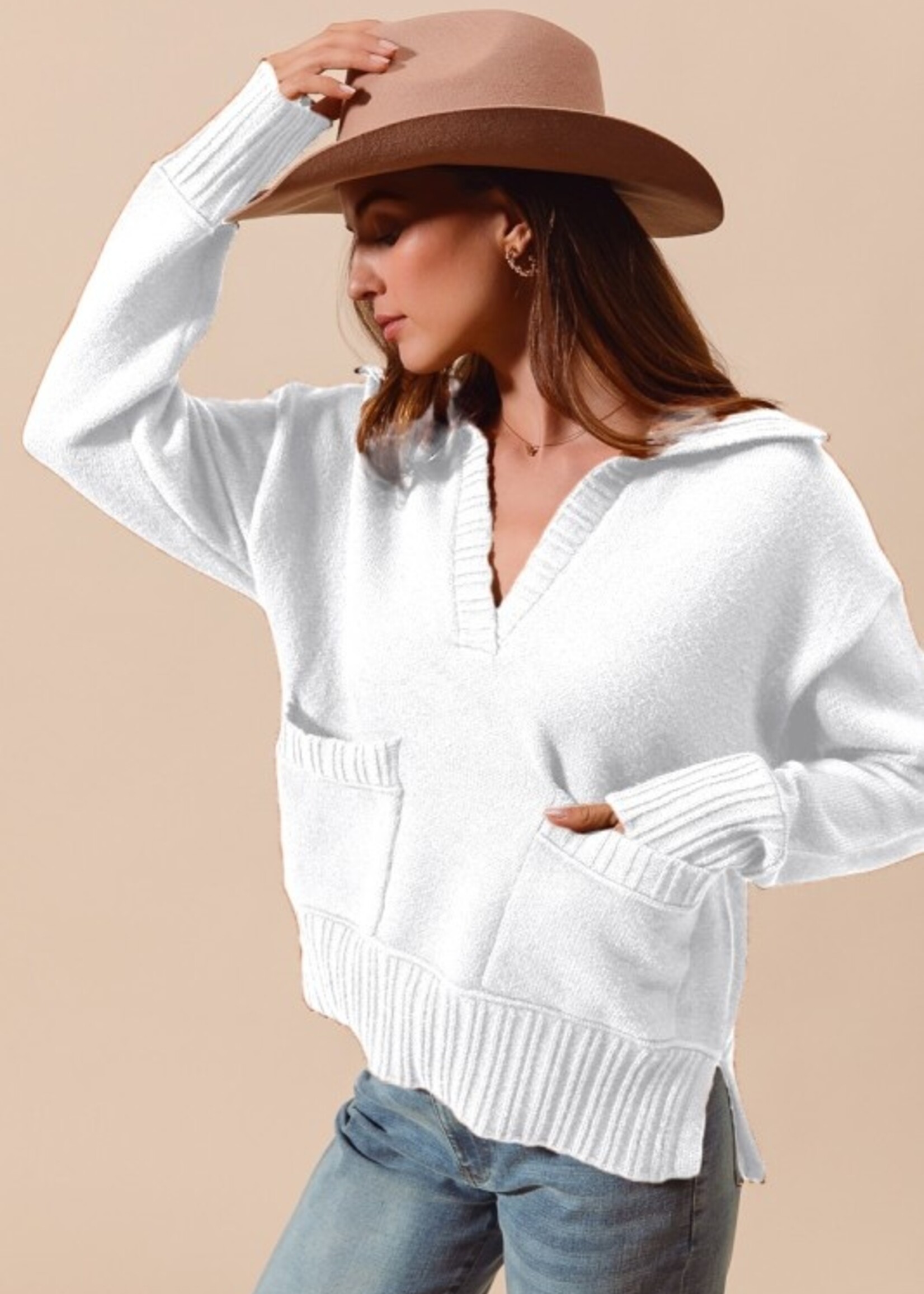 Front pocket sweater