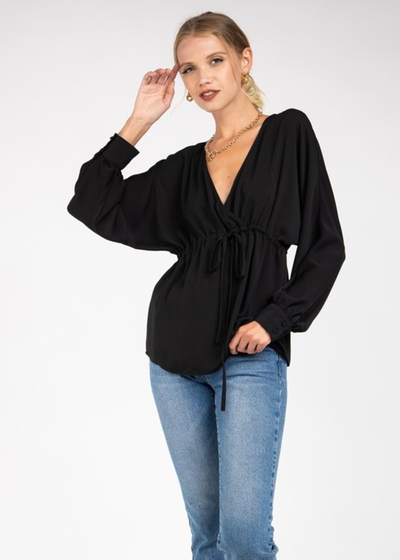 Front tie blouse +4 colors