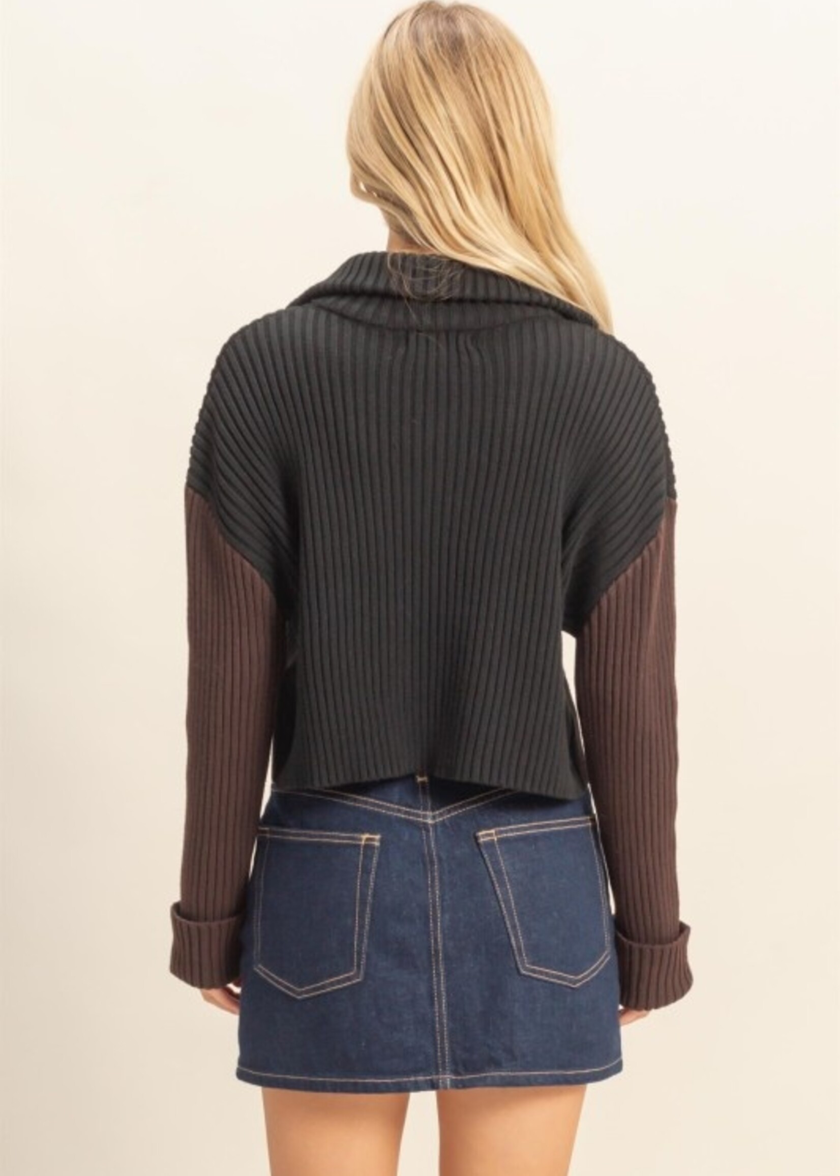 2 tone cardigan +3 colors