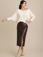 Rib boat neck +4 colors