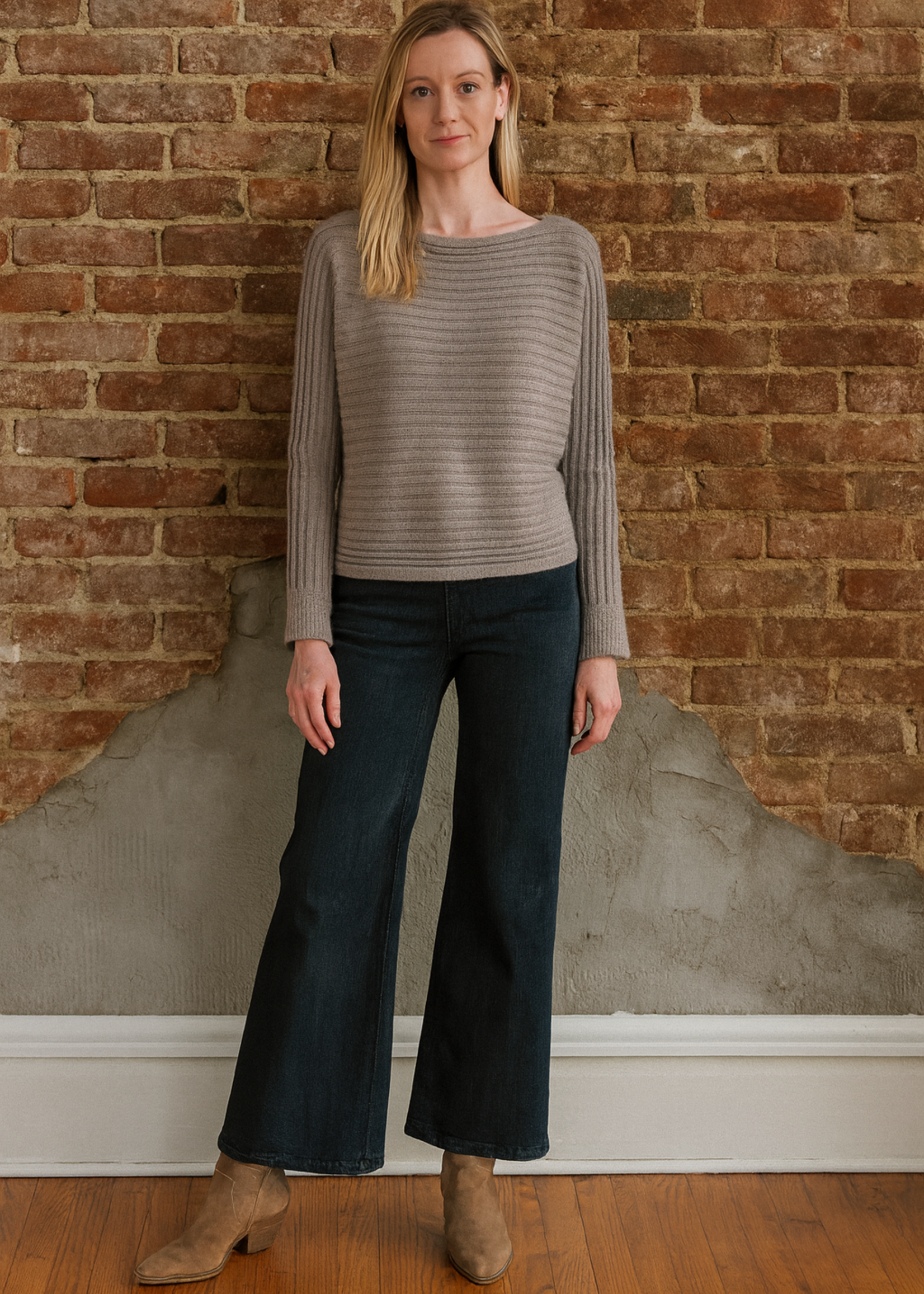 Rib boat neck +4 colors