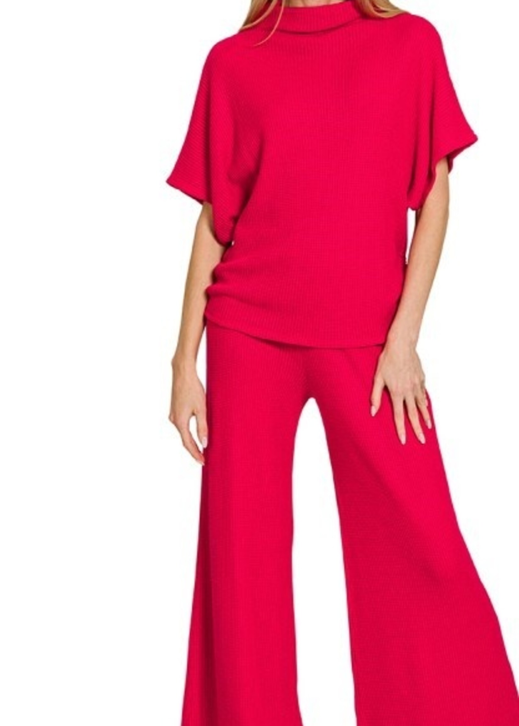 Mock sweater set +3 colors