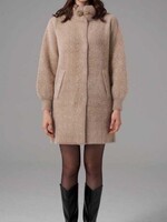 Speckled brooch coat +2 colors