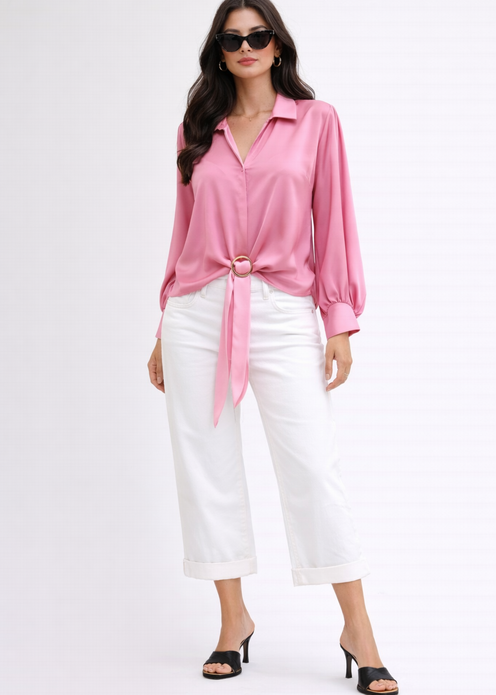 Buckle blouse +6 colors