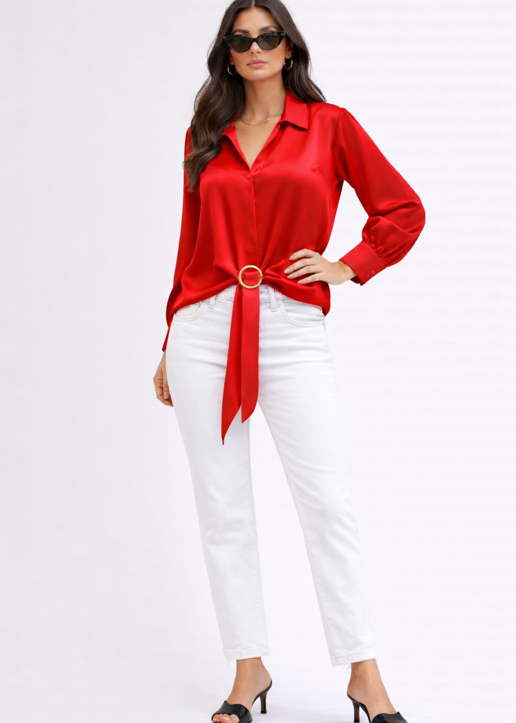Buckle blouse +6 colors