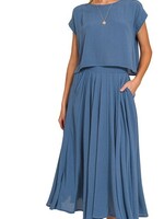 Gauze skirt set +2 colors