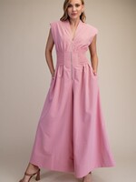 Smock waist jumpsuit +2 colors