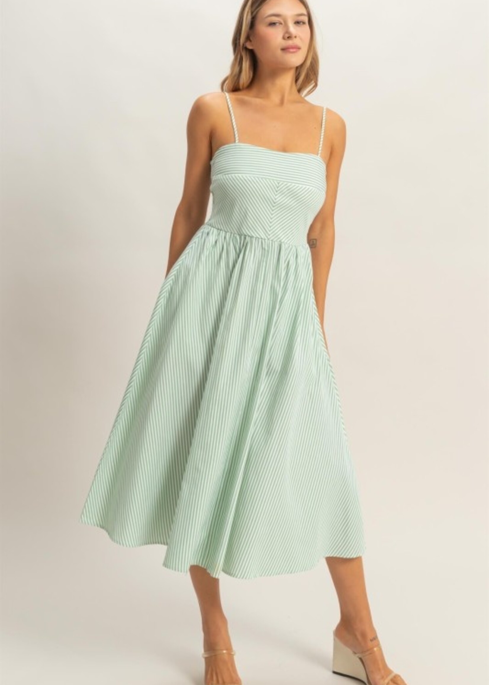 Striped midi +2 colors