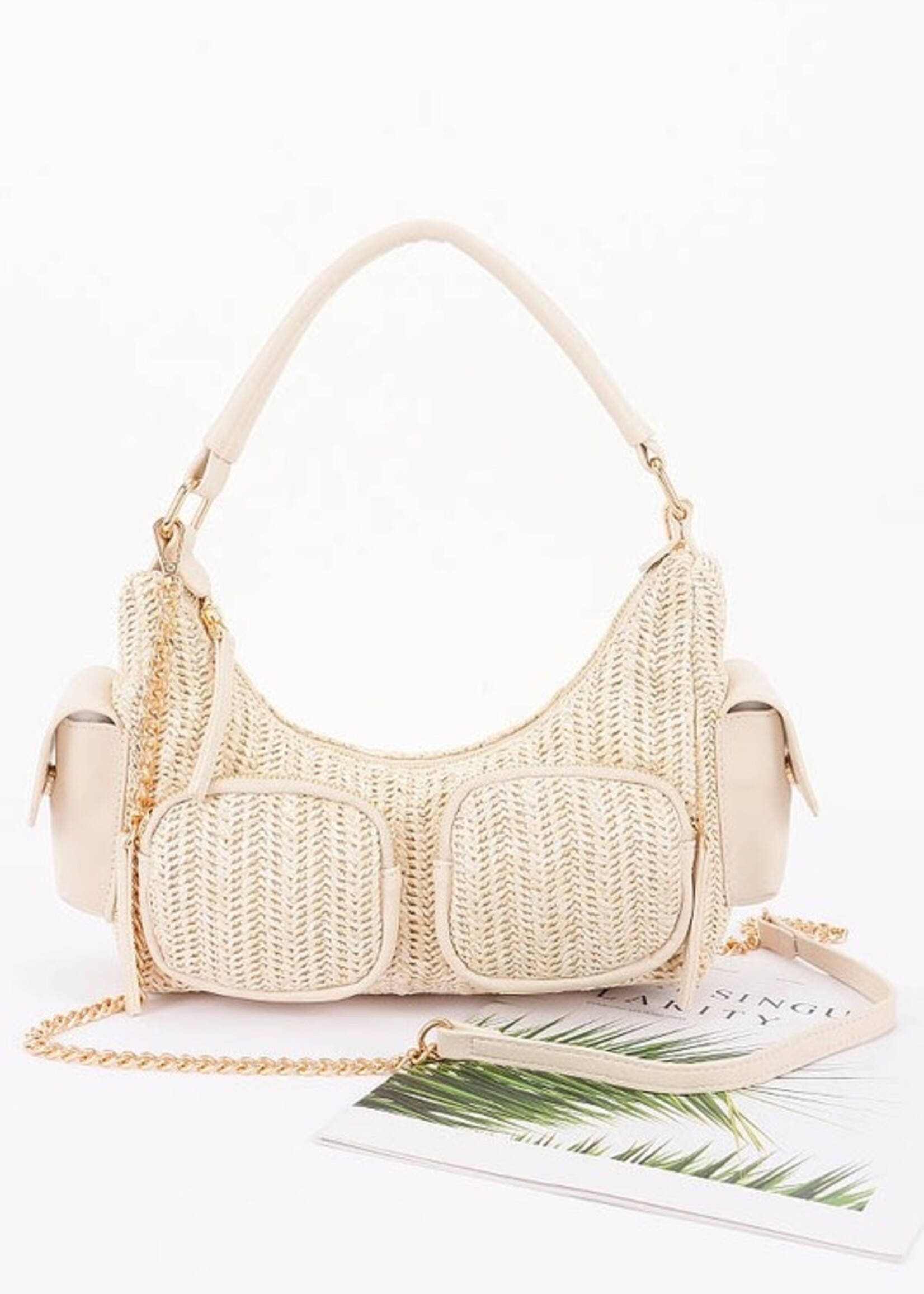 Straw pocket bag +3colors