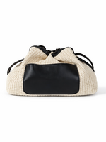 Raffia crossbody