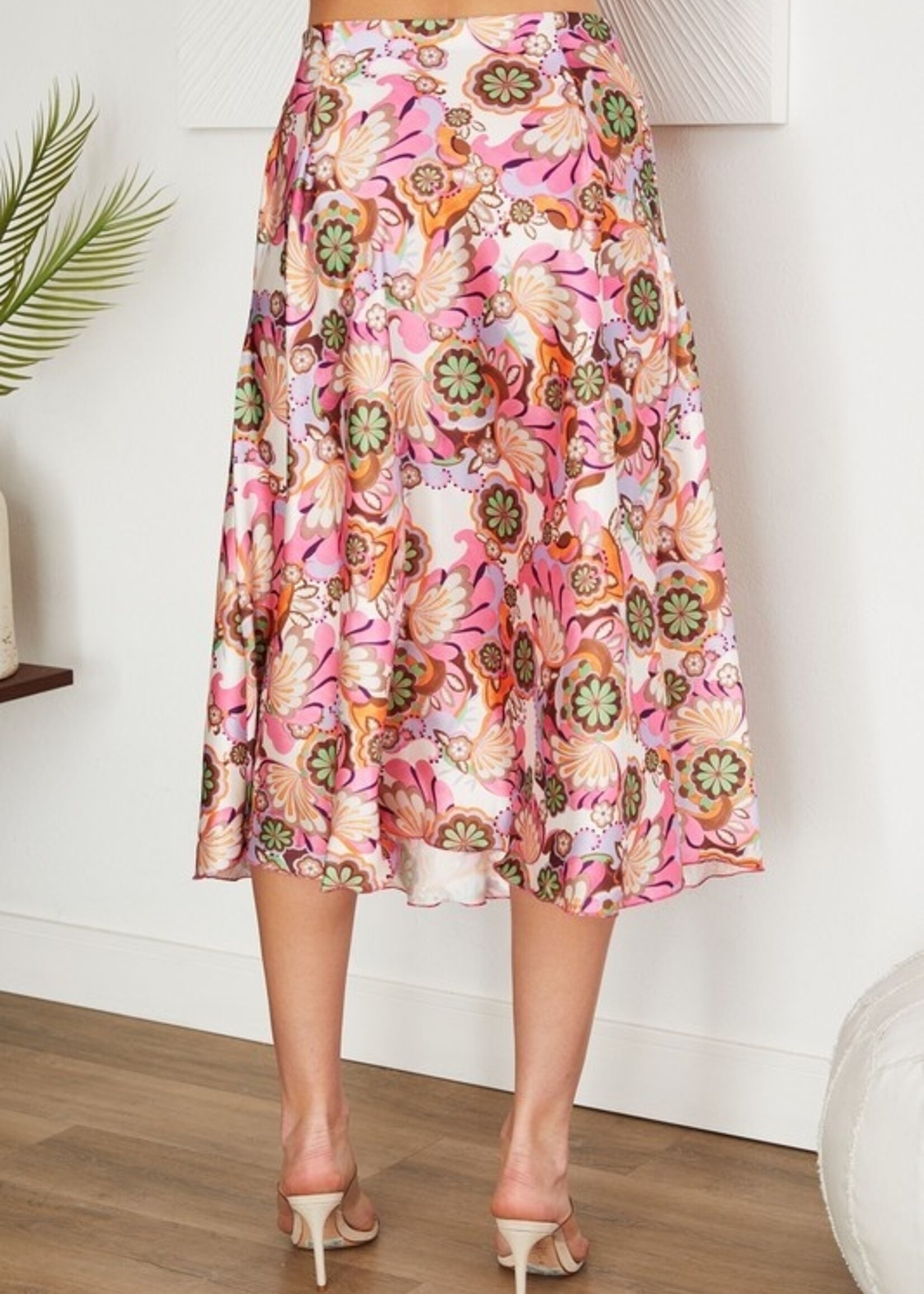 Floral midi skirt +2 colors